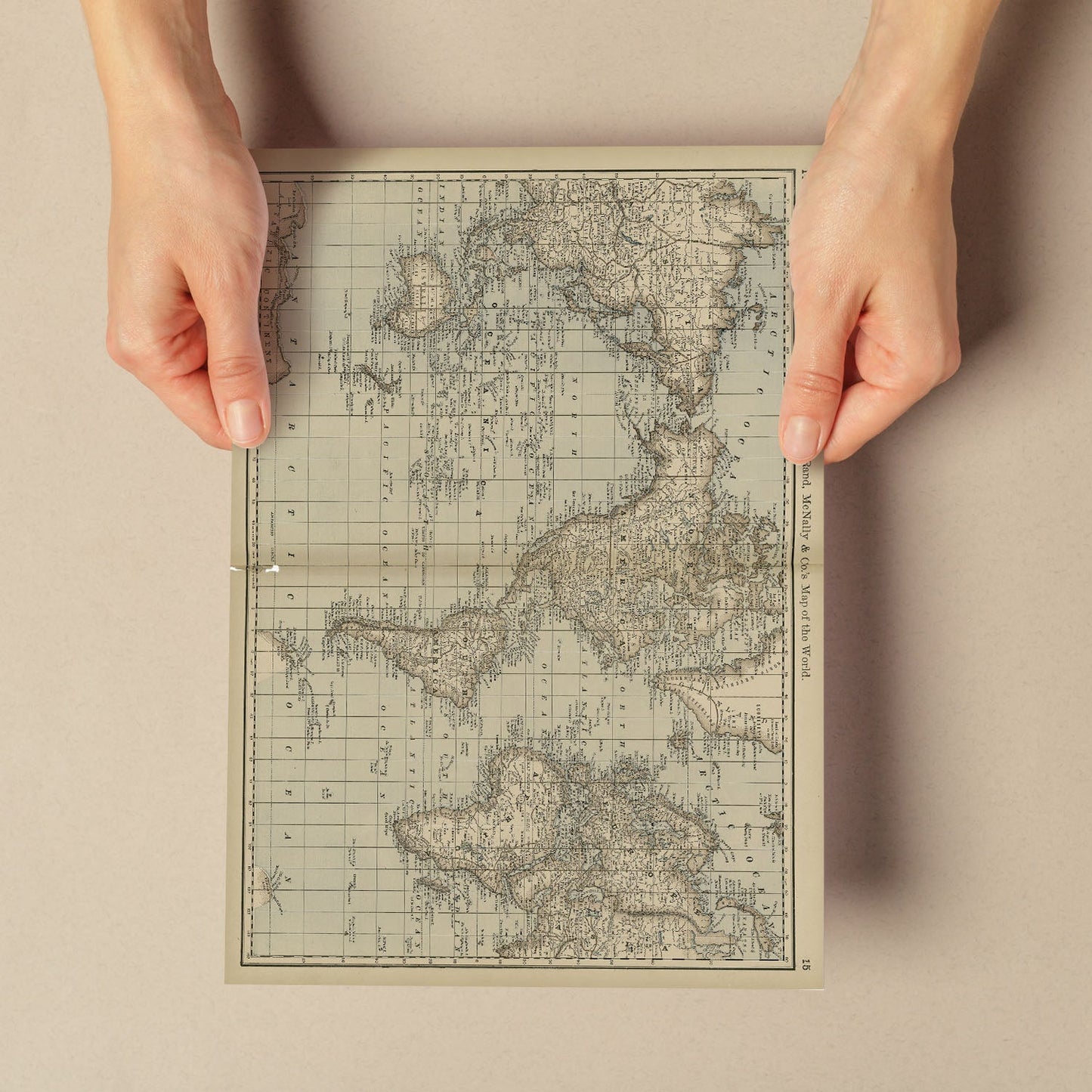 Rand_McNally__Cos_Map-of-the-World-1887-Artwork-Nacnic-Nacnic Estudio SL