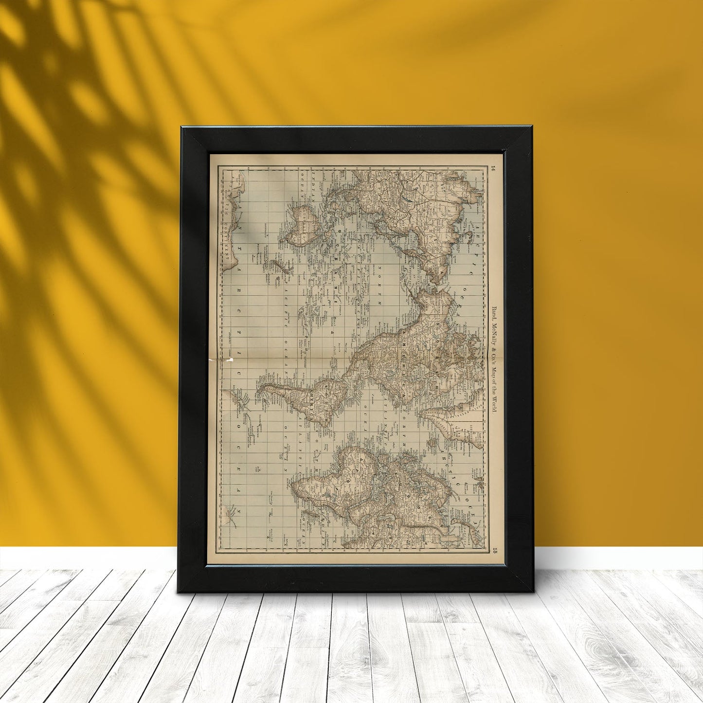 Rand_McNally__Cos_Map-of-the-World-1887-Artwork-Nacnic-Nacnic Estudio SL