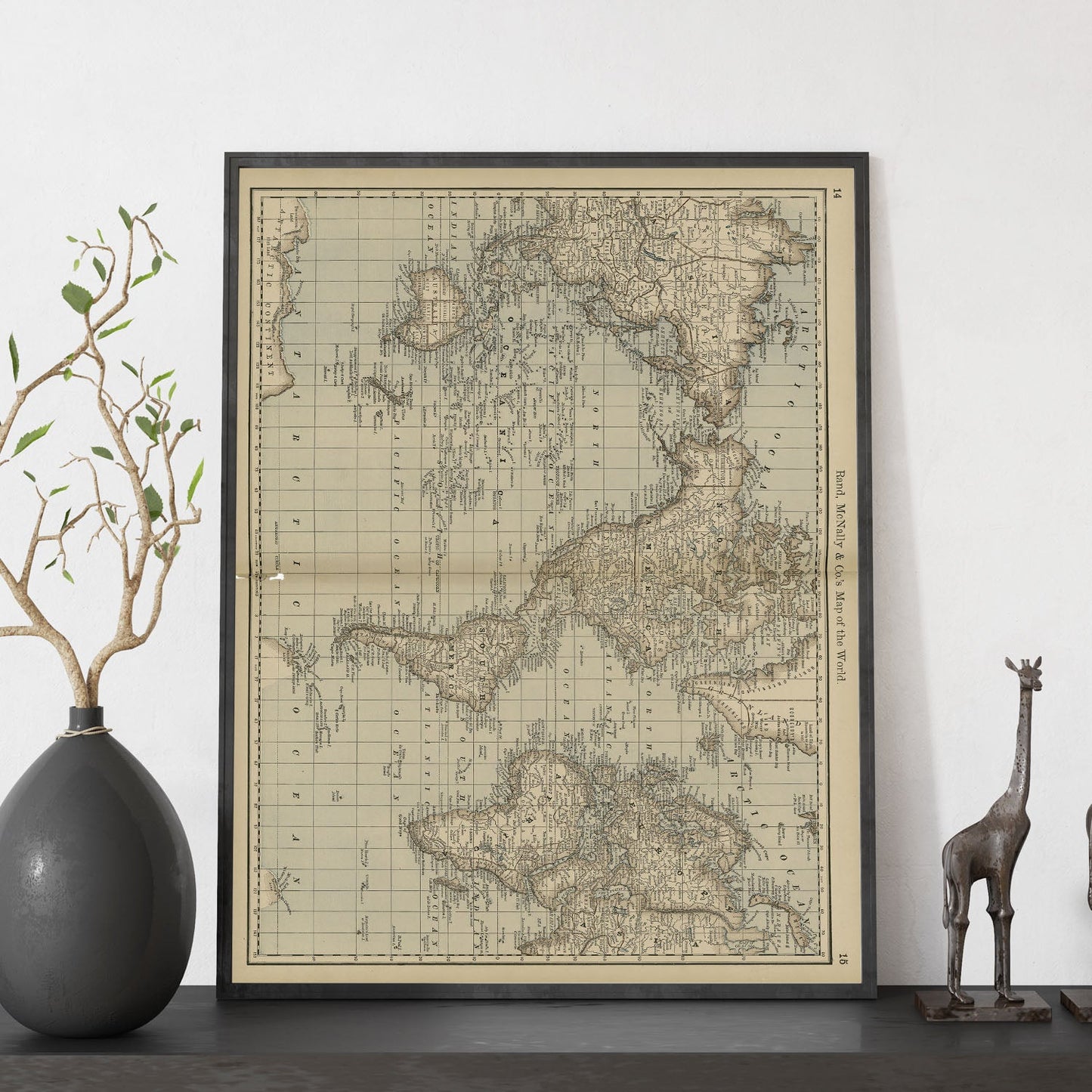 Rand_McNally__Cos_Map-of-the-World-1887-Artwork-Nacnic-Nacnic Estudio SL