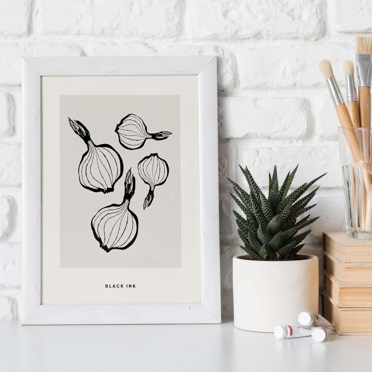 Red Onions-Artwork-Nacnic-Nacnic Estudio SL