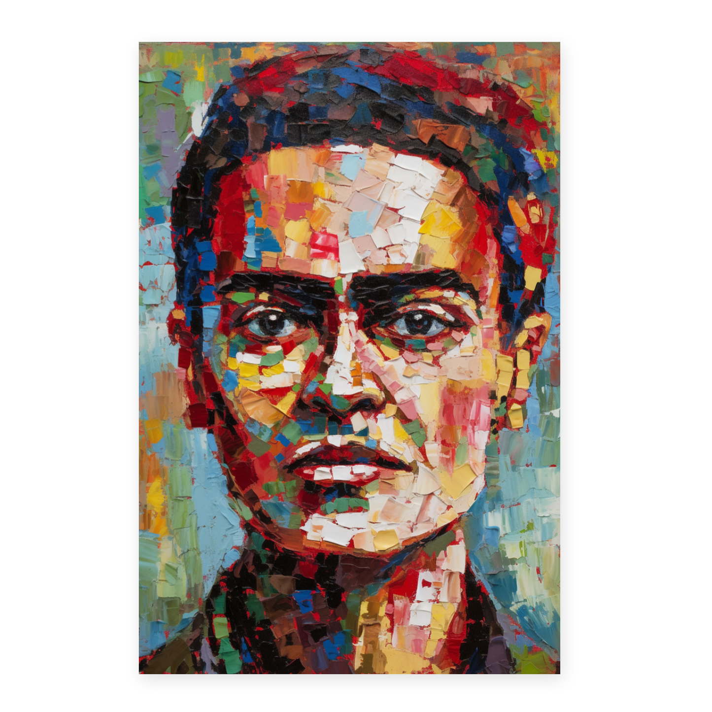 Póster de Retrato Impactante