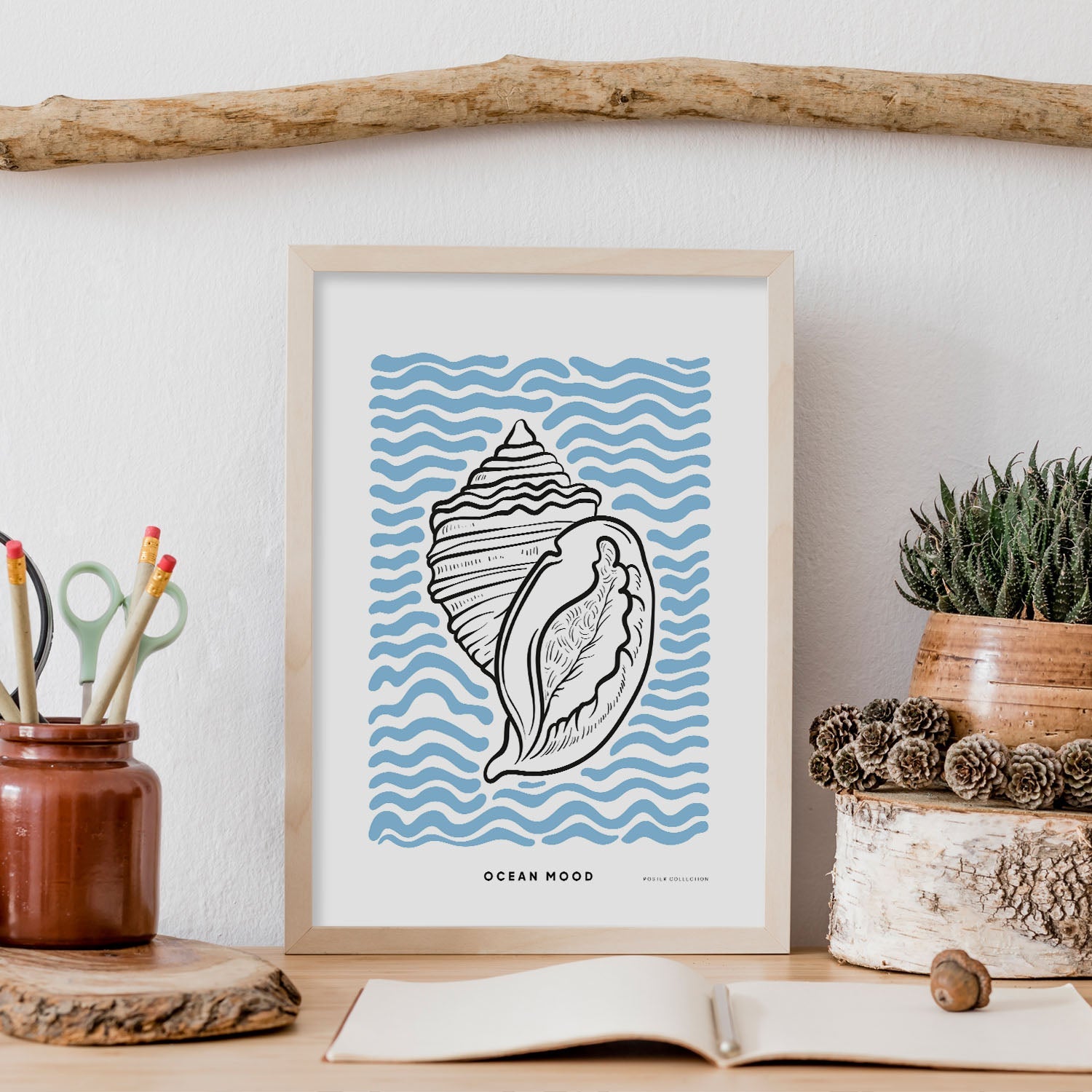 Ribbed Cantharus-Artwork-Nacnic-Nacnic Estudio SL