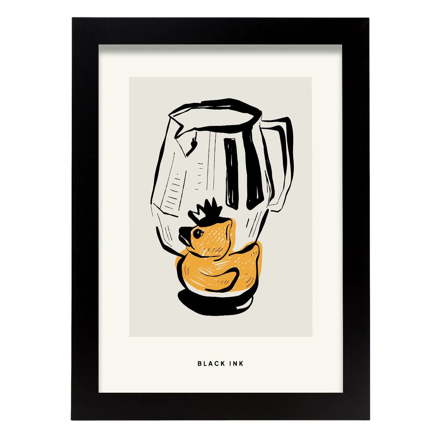 Rubber Duckie-Artwork-Nacnic-A4-Sin marco-Nacnic Estudio SL