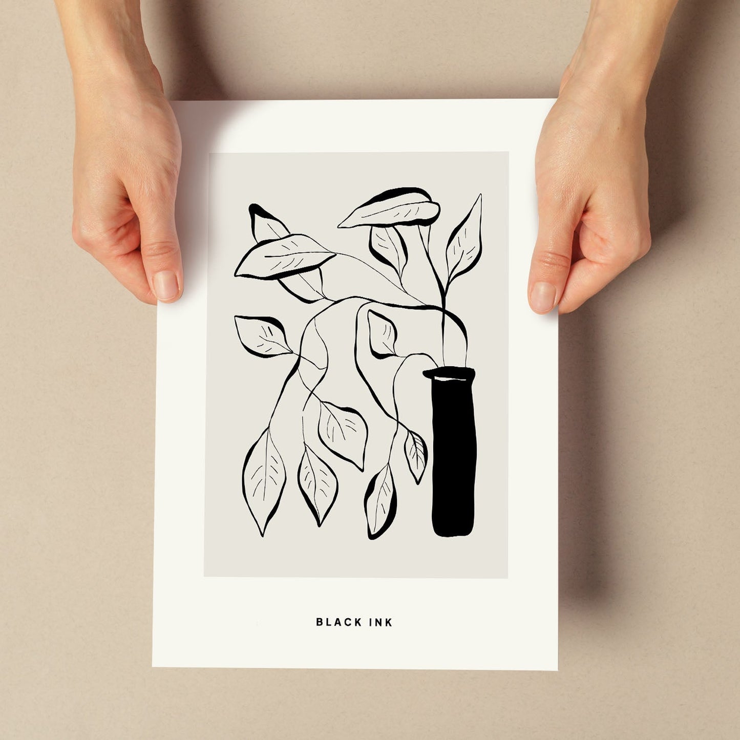 Rubber Plant-Artwork-Nacnic-Nacnic Estudio SL