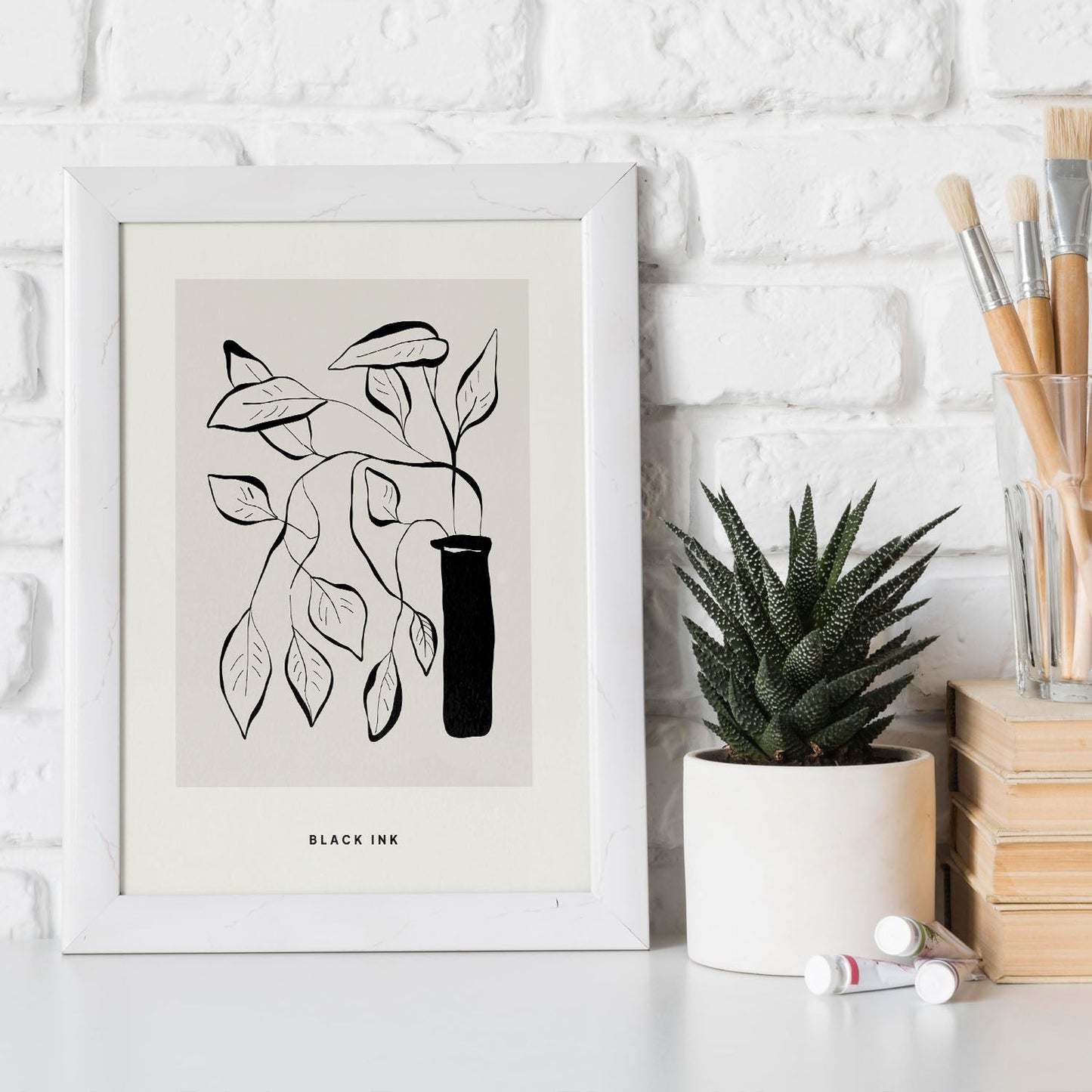 Rubber Plant-Artwork-Nacnic-Nacnic Estudio SL