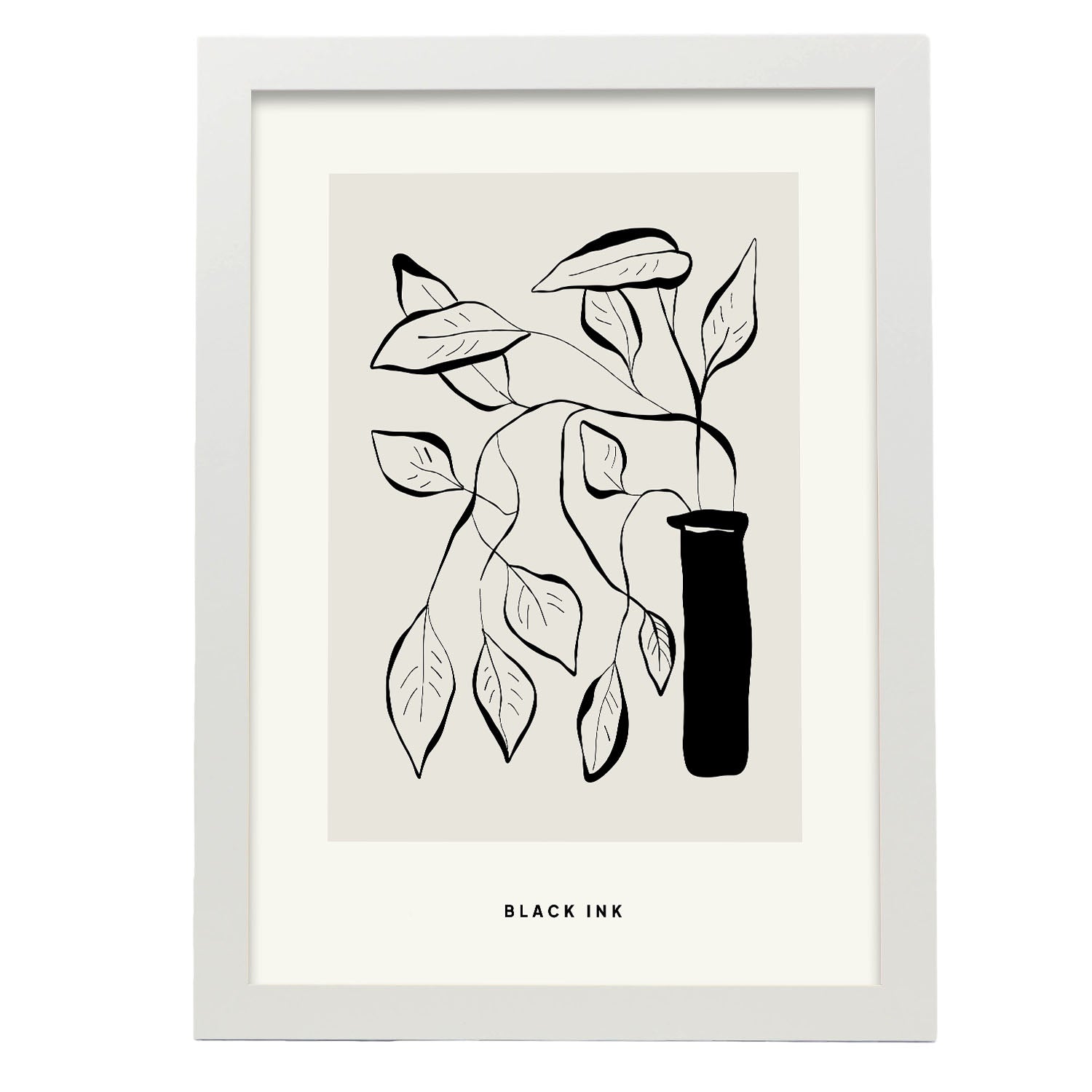 Rubber Plant-Artwork-Nacnic-A3-Marco Blanco-Nacnic Estudio SL