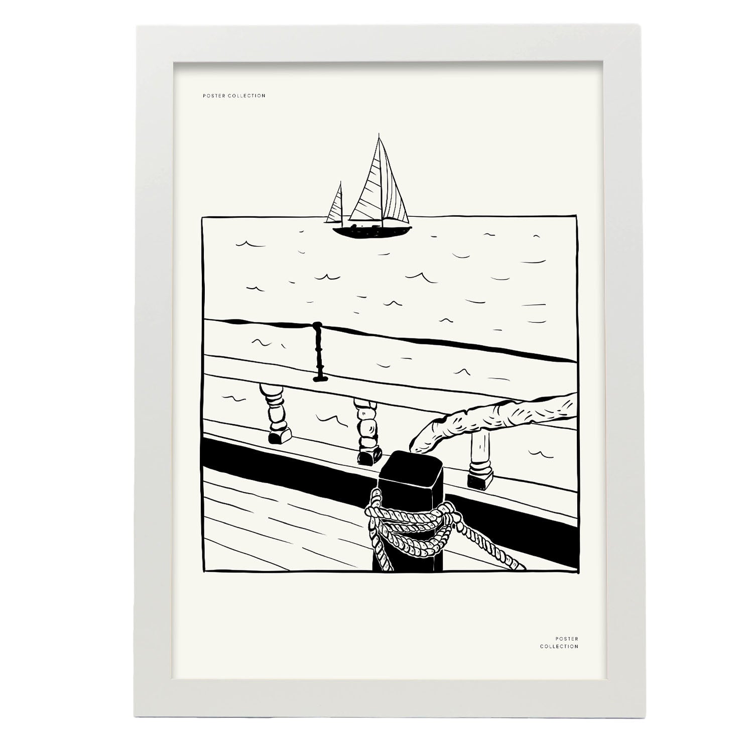 Sailboat-Artwork-Nacnic-A3-Marco Blanco-Nacnic Estudio SL