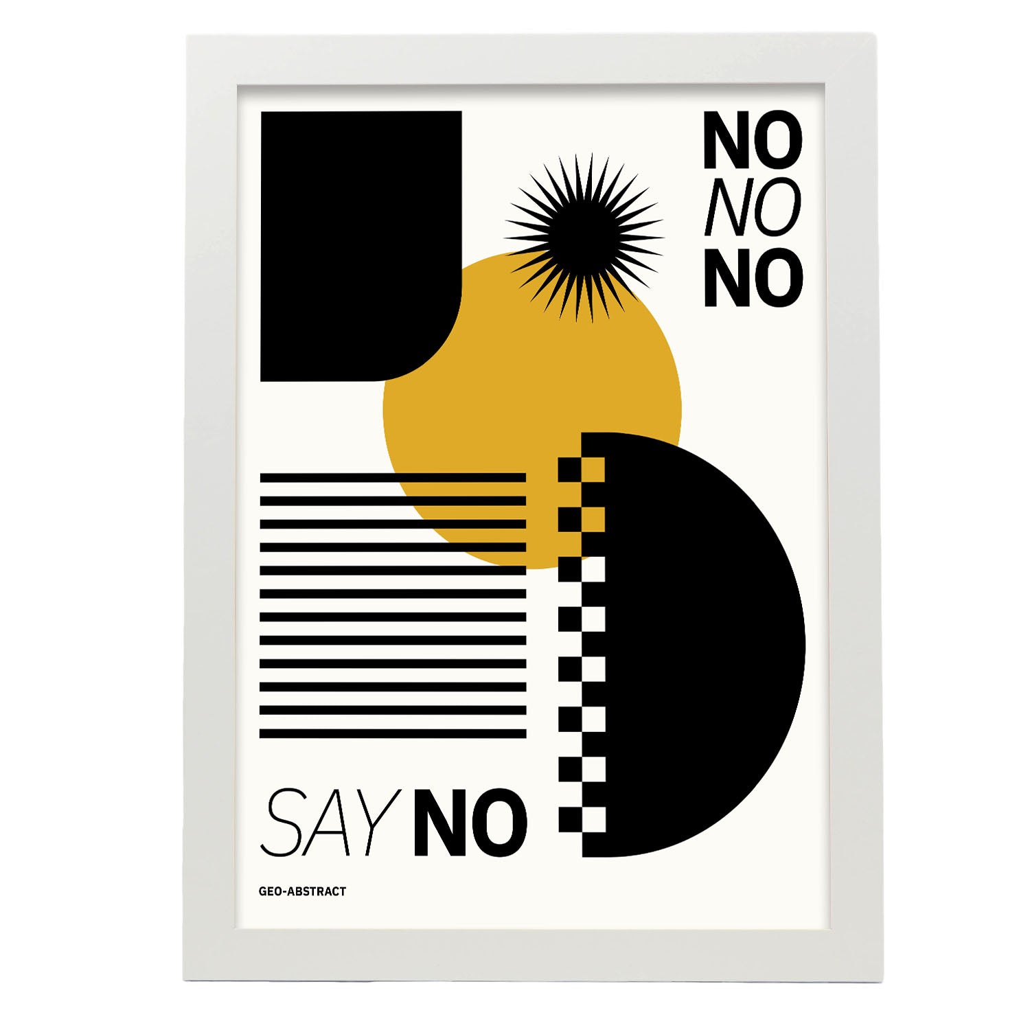 Say no-Artwork-Nacnic-A3-Marco Blanco-Nacnic Estudio SL