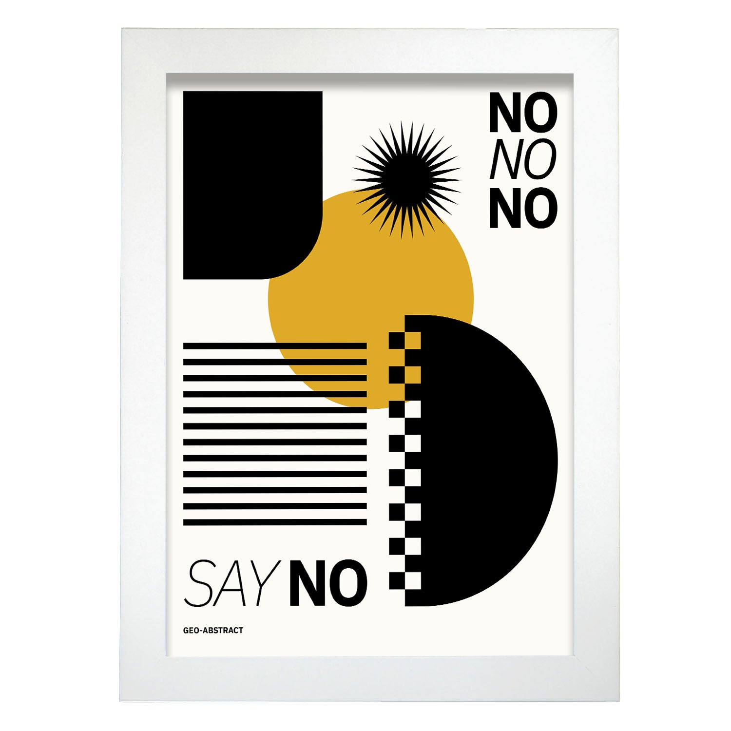 Say no-Artwork-Nacnic-A4-Marco Blanco-Nacnic Estudio SL