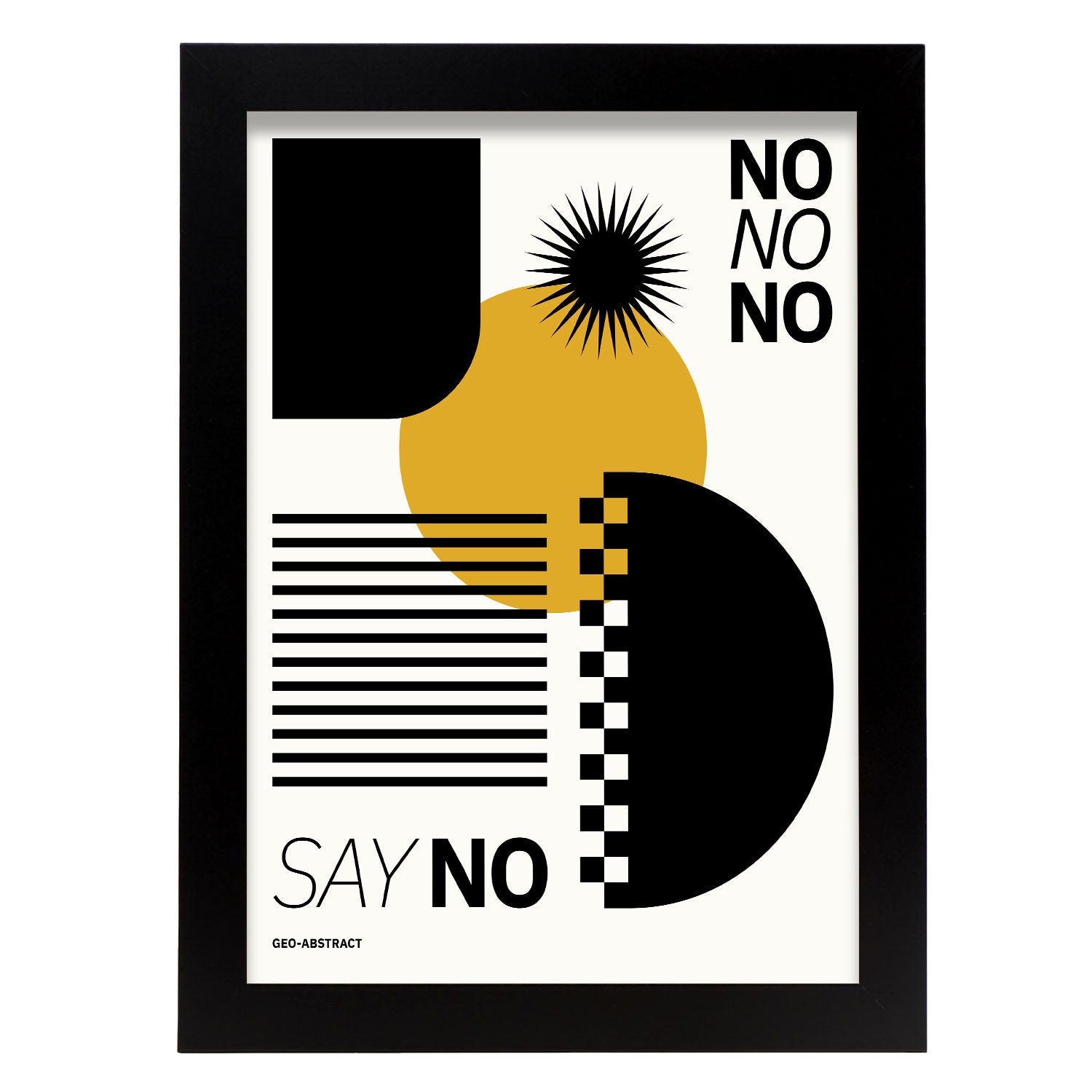 Say no-Artwork-Nacnic-A4-Sin marco-Nacnic Estudio SL