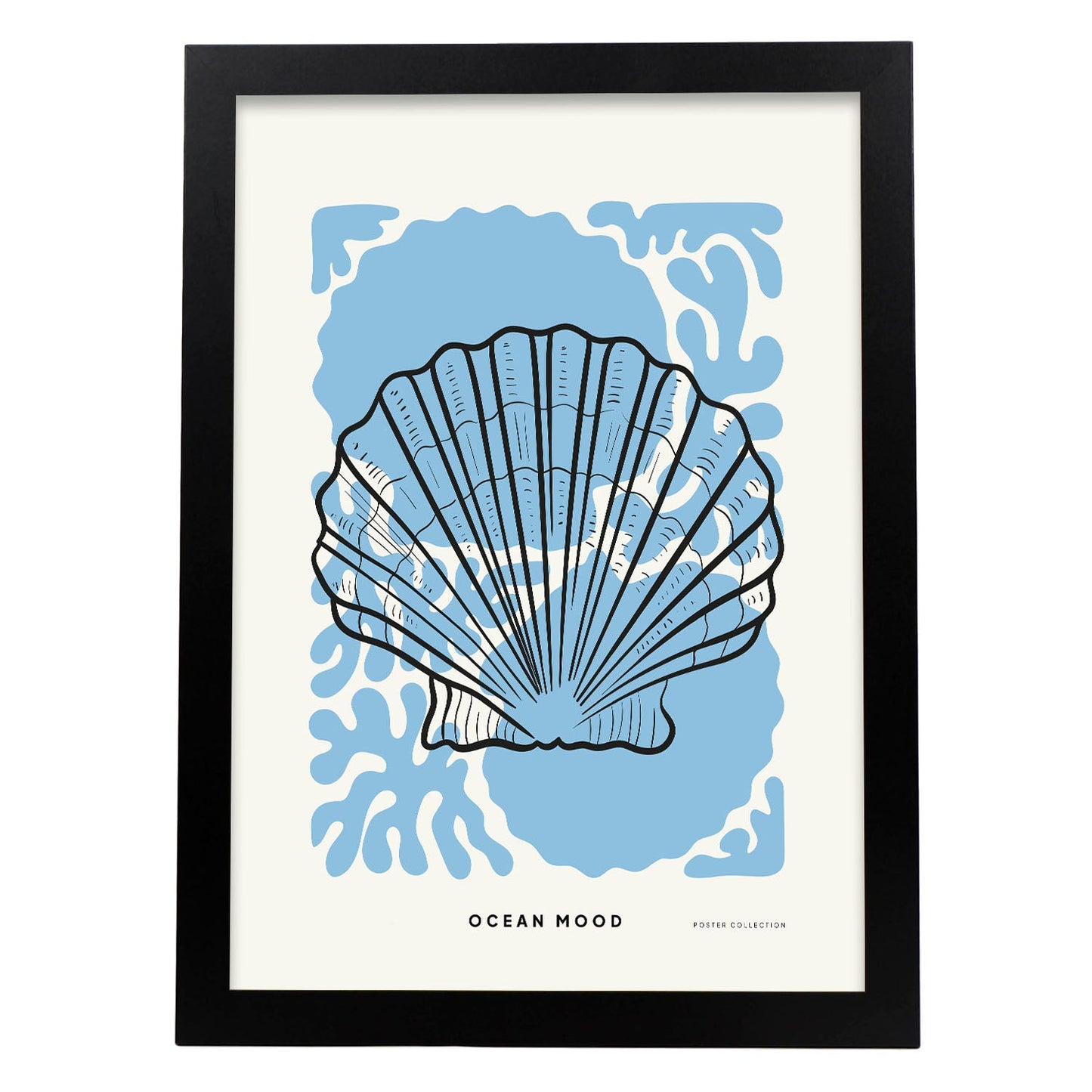 Scallop Shell-Artwork-Nacnic-A3-Sin marco-Nacnic Estudio SL
