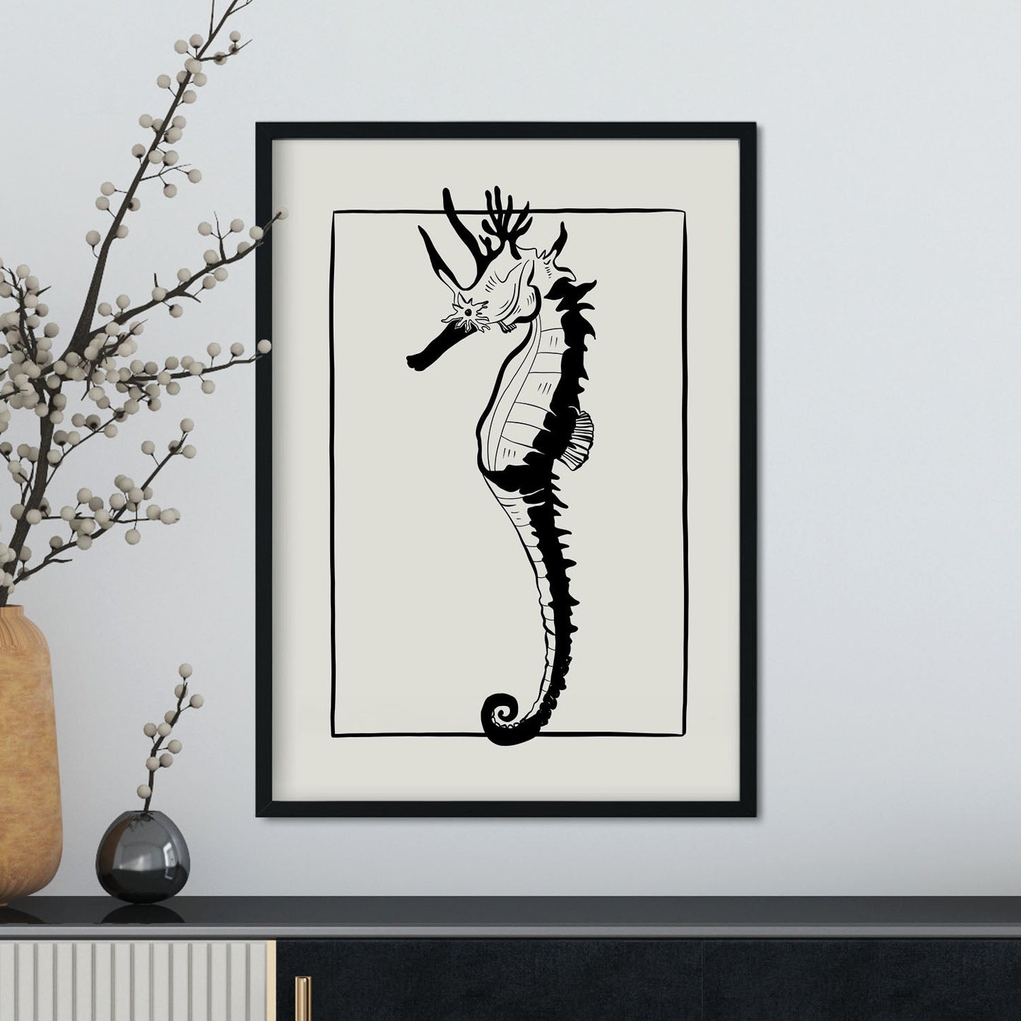 Sea Horse-Artwork-Nacnic-Nacnic Estudio SL