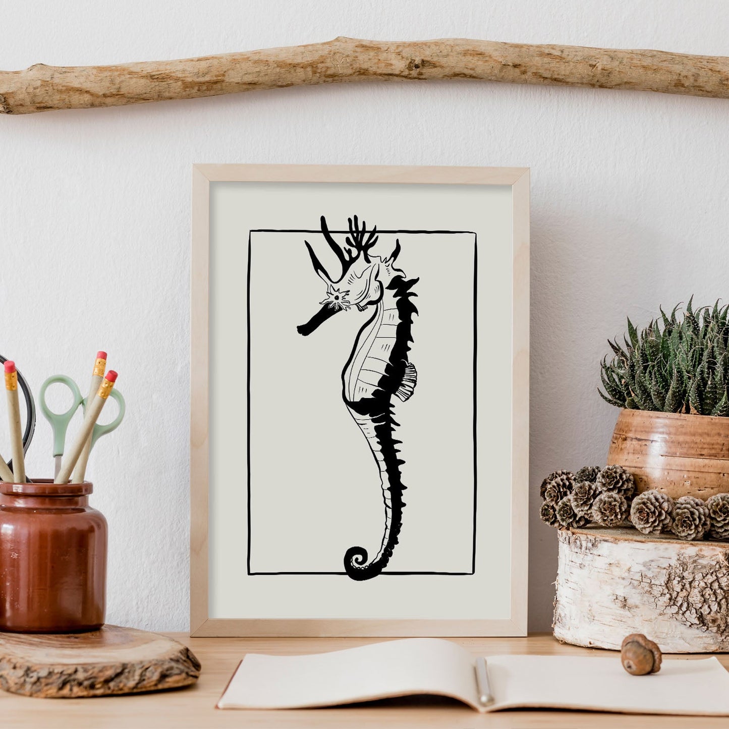 Sea Horse-Artwork-Nacnic-Nacnic Estudio SL