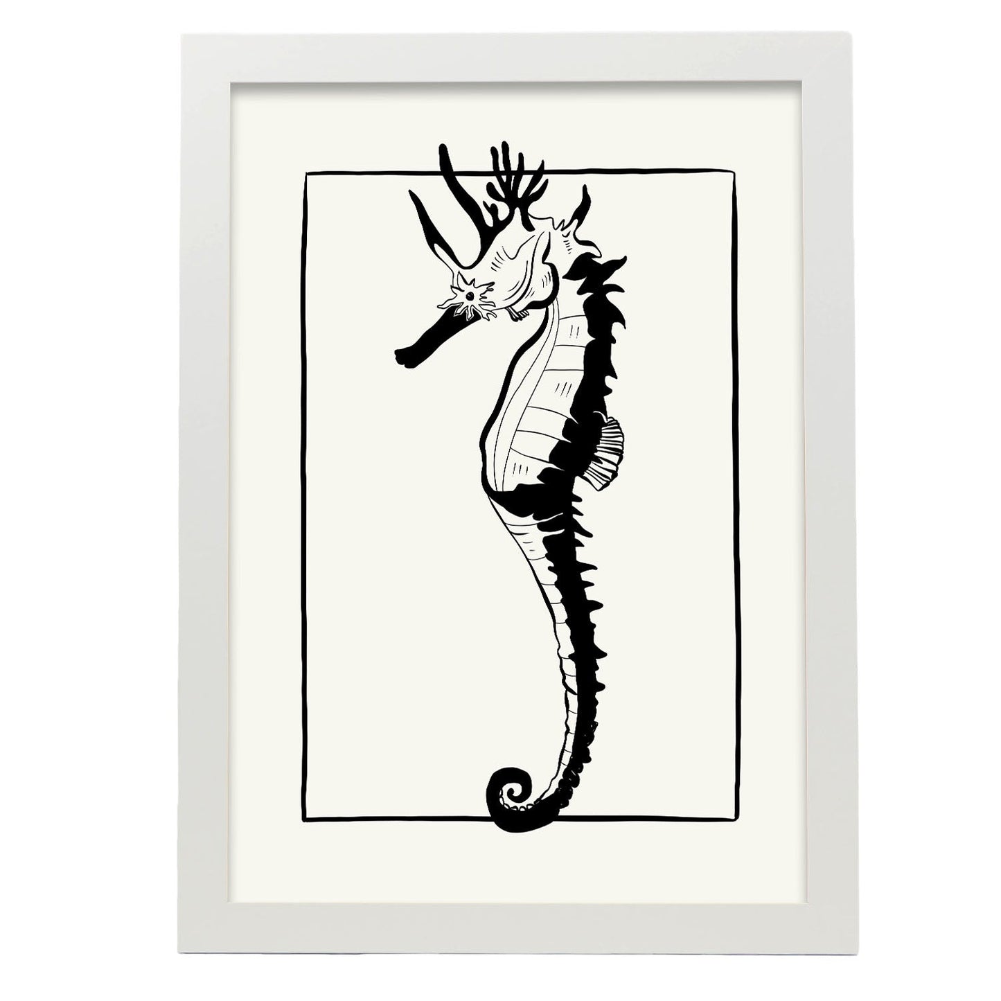 Sea Horse-Artwork-Nacnic-A3-Marco Blanco-Nacnic Estudio SL