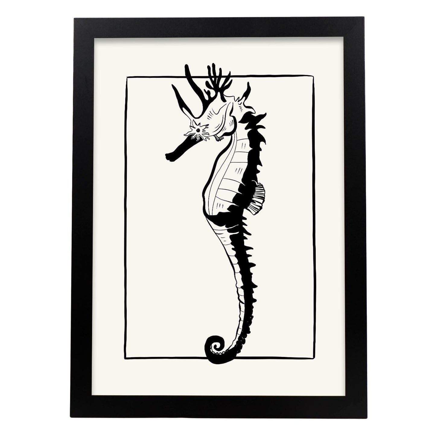Sea Horse-Artwork-Nacnic-A3-Sin marco-Nacnic Estudio SL