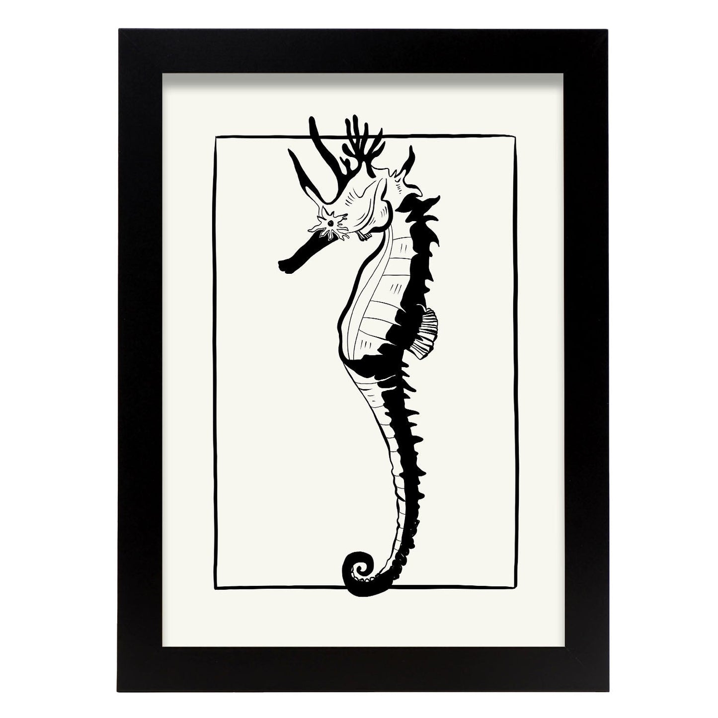 Sea Horse-Artwork-Nacnic-A4-Sin marco-Nacnic Estudio SL