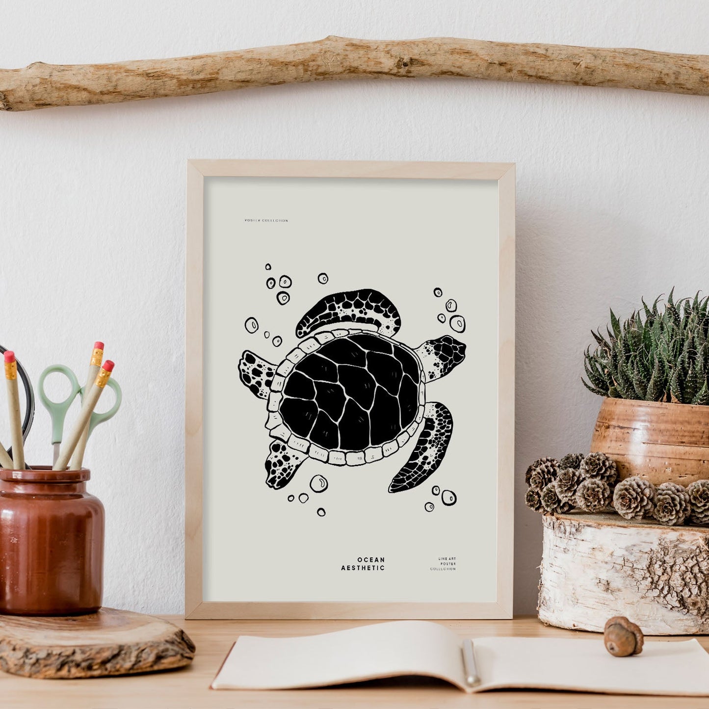 Sea turtle-Artwork-Nacnic-Nacnic Estudio SL