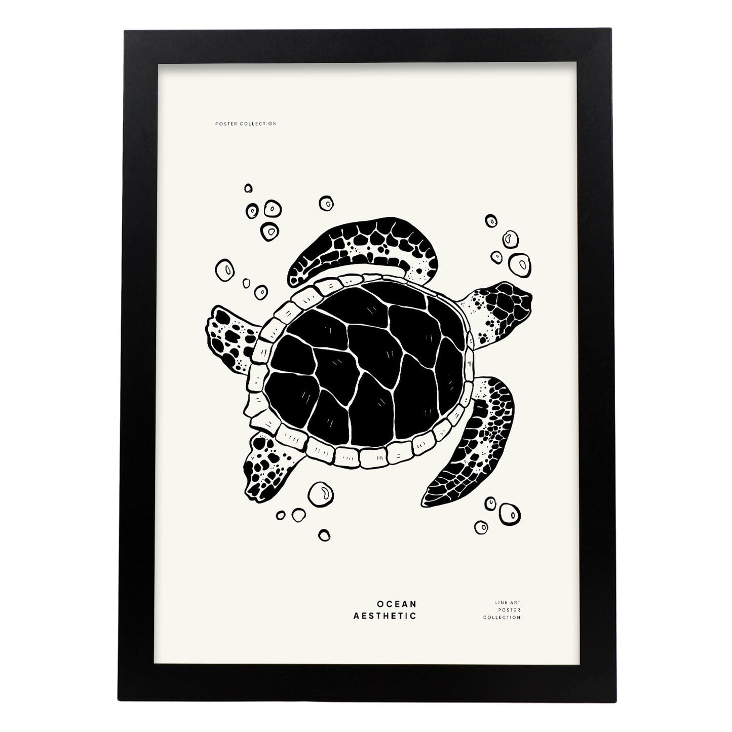 Sea turtle-Artwork-Nacnic-A3-Sin marco-Nacnic Estudio SL