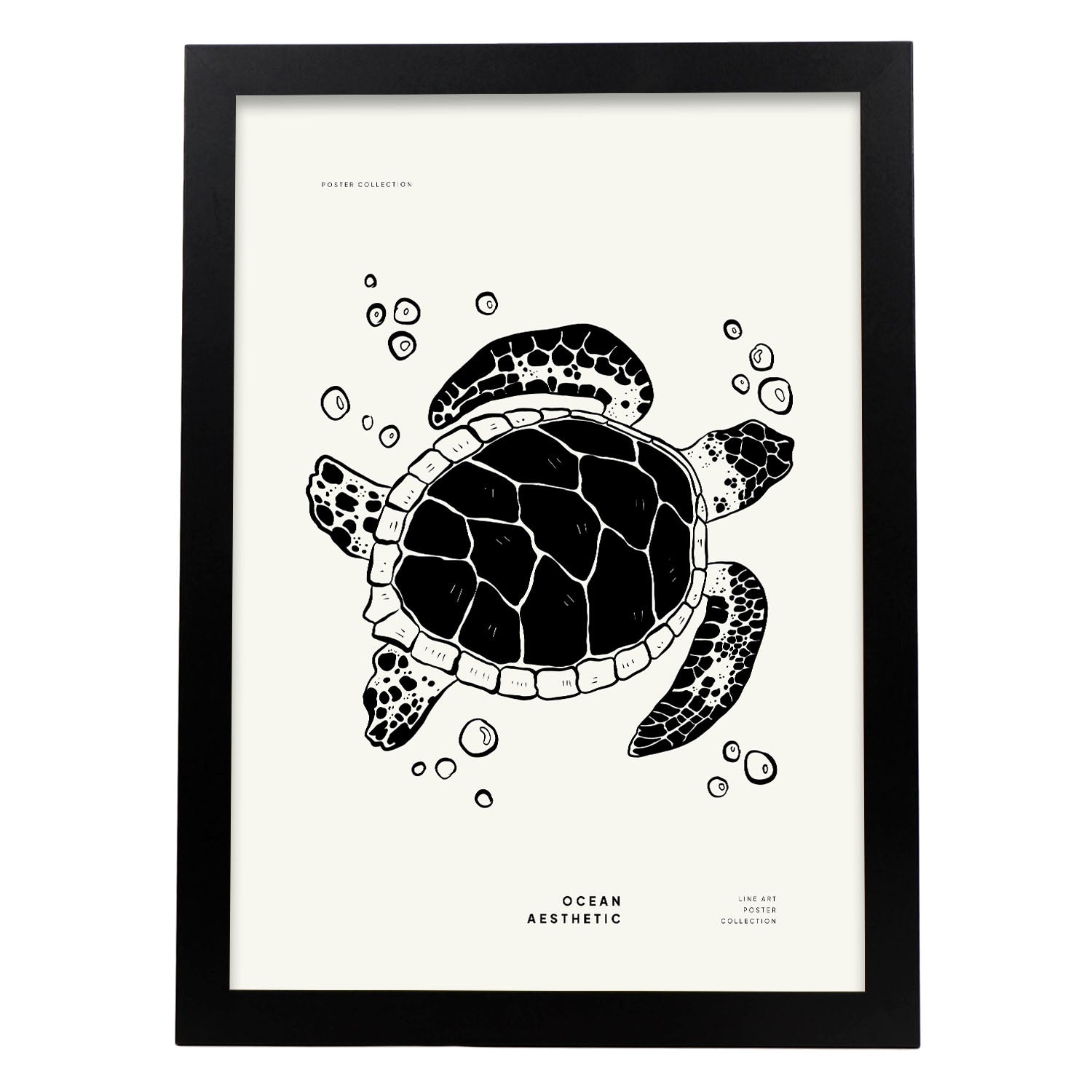 Sea turtle-Artwork-Nacnic-A3-Sin marco-Nacnic Estudio SL