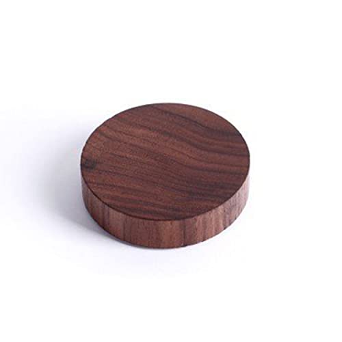 Set de 2 Colgadores Magnéticos de Pared en Madera Oscura