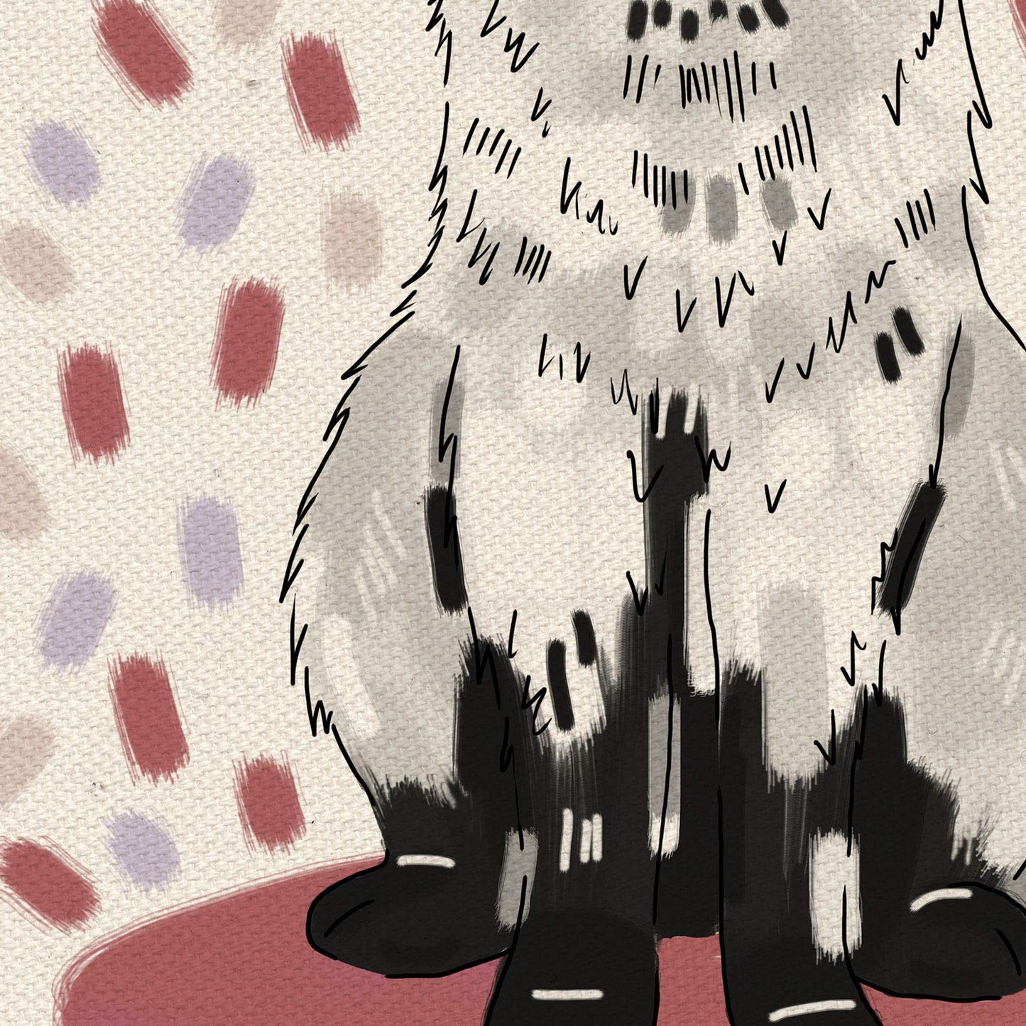 Set de 3 láminas gatos blanco y negro, gris y blanco en , colorido divertido Poster papel 250 gr.-Artwork-Nacnic-Nacnic Estudio SL