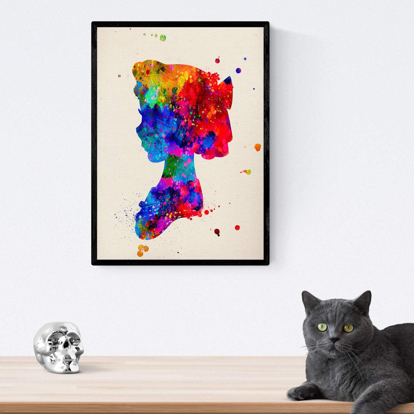 Set de 3 láminas para enmarcar Estilo Acuarela. Posters con imágenes de Peter Pan, Campanilla y Sus Amigos en tamaño 30x40 cm. Decora el domitorio Infantil, salón.-Artwork-Nacnic-Nacnic Estudio SL