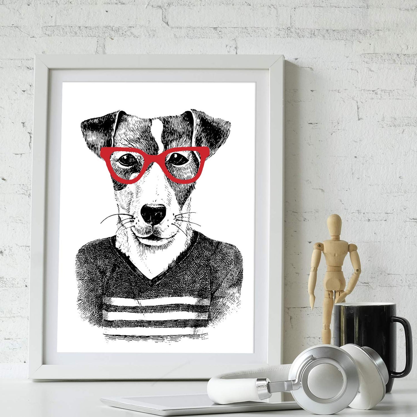 Set de 3 posters para niños y habitacion infantil estilo nordico Animales disfrazados-Artwork-Nacnic-Nacnic Estudio SL