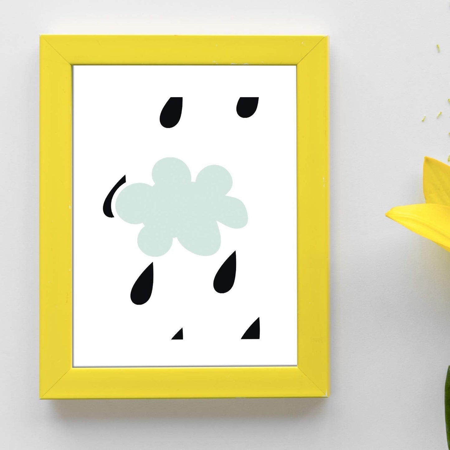 Set de 3 posters para niños y habitacion infantil estilo nordico Nube y corazon-Artwork-Nacnic-Nacnic Estudio SL
