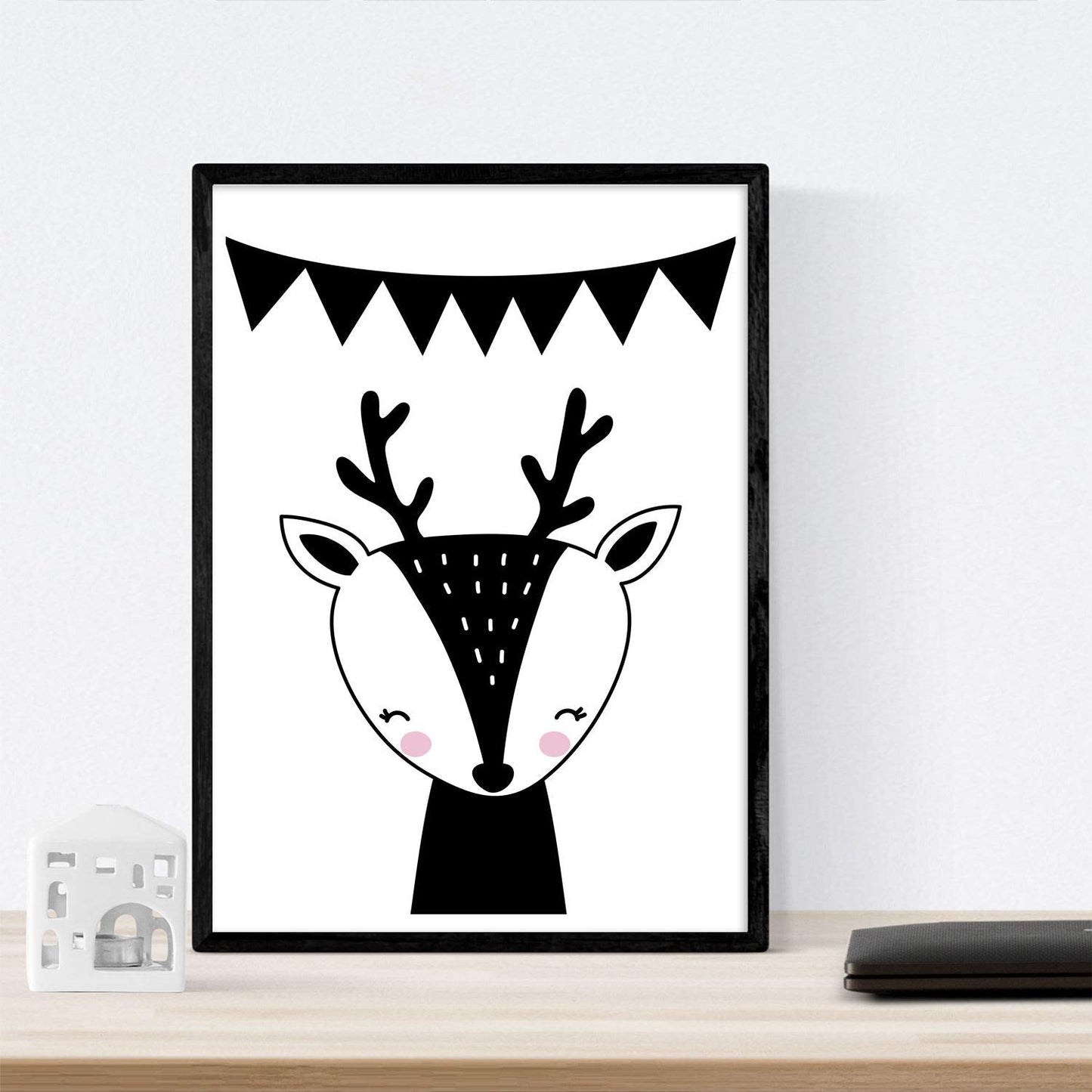 Set de 4 láminas "Be brave" . Posters de animales.-Artwork-Nacnic-Nacnic Estudio SL