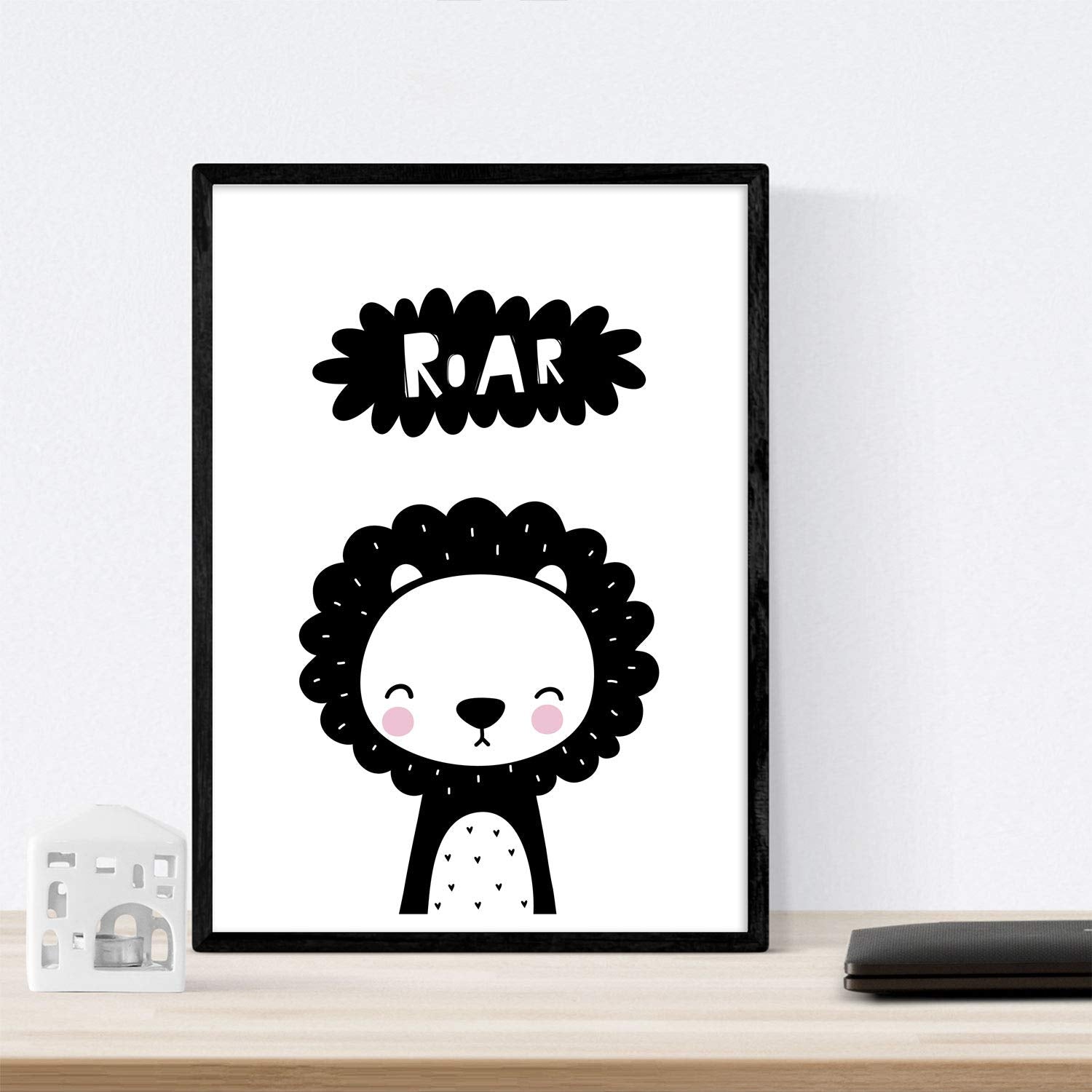 Set de 4 láminas "Be brave" . Posters de animales.-Artwork-Nacnic-Nacnic Estudio SL