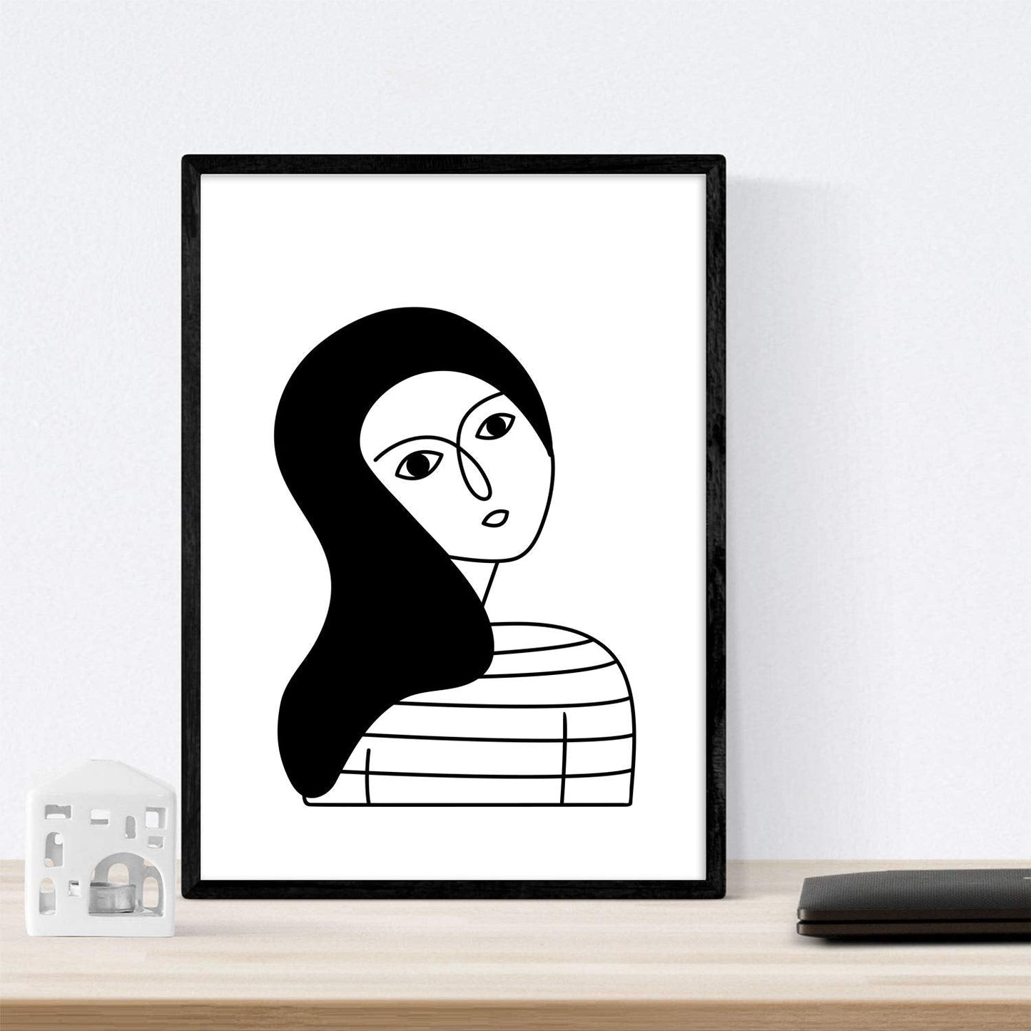 Set de 4 láminas Cuatro Mujeres. Posters con Dibujos de Mujeres.-Artwork-Nacnic-Nacnic Estudio SL