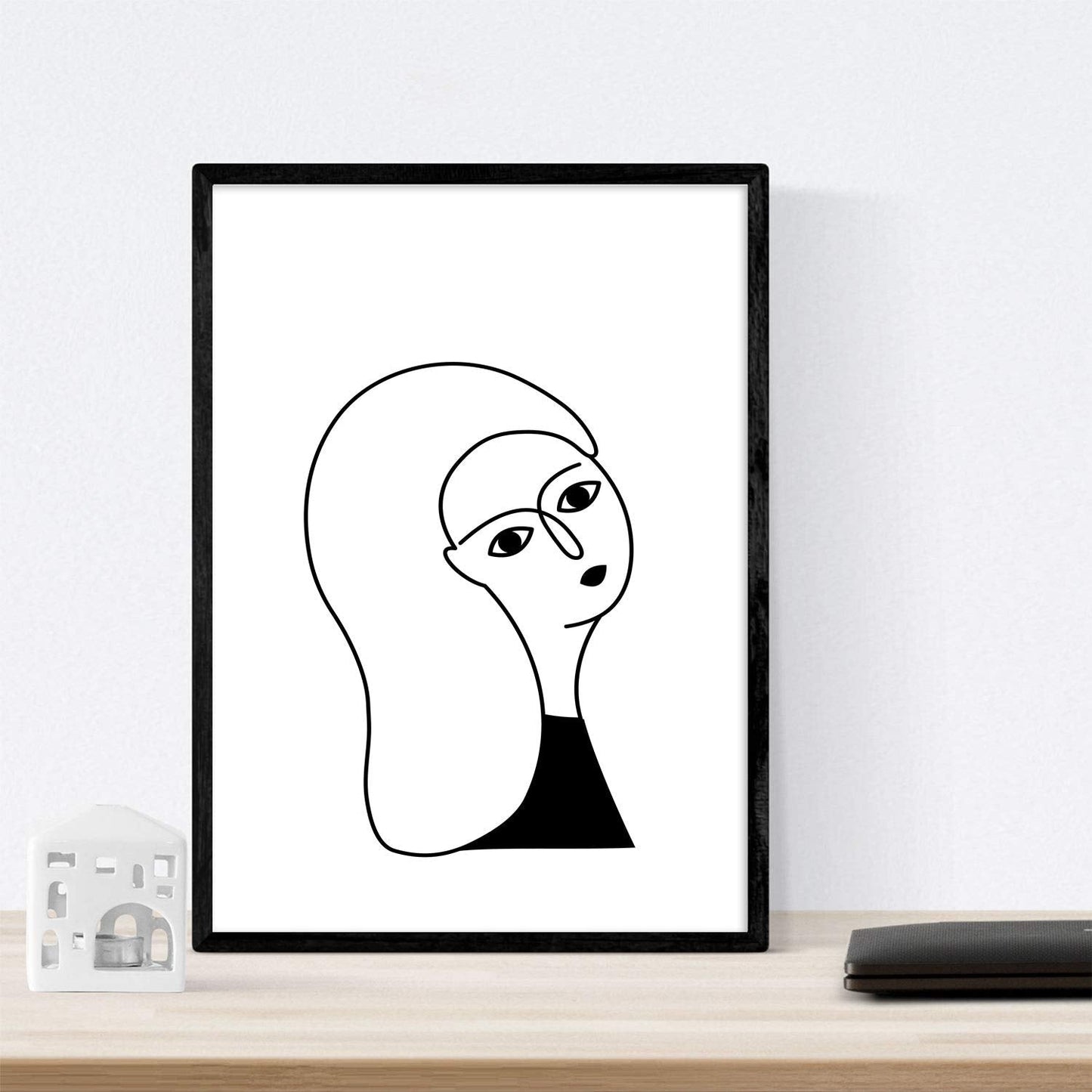 Set de 4 láminas Cuatro Mujeres. Posters con Dibujos de Mujeres.-Artwork-Nacnic-Nacnic Estudio SL