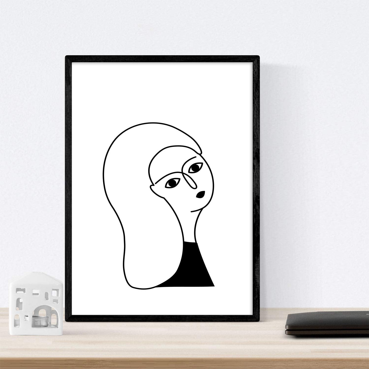Set de 4 láminas Cuatro Mujeres. Posters con Dibujos de Mujeres.-Artwork-Nacnic-Nacnic Estudio SL