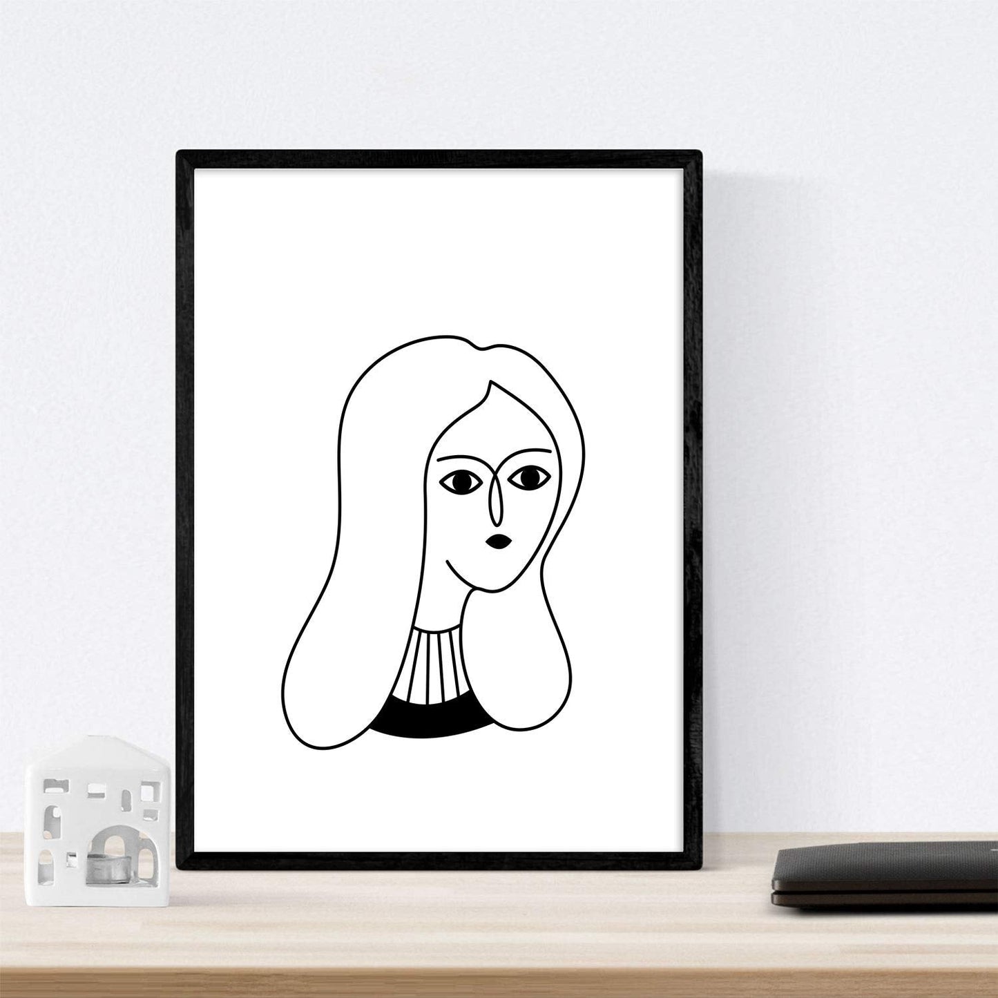 Set de 4 láminas Cuatro Mujeres. Posters con Dibujos de Mujeres.-Artwork-Nacnic-Nacnic Estudio SL