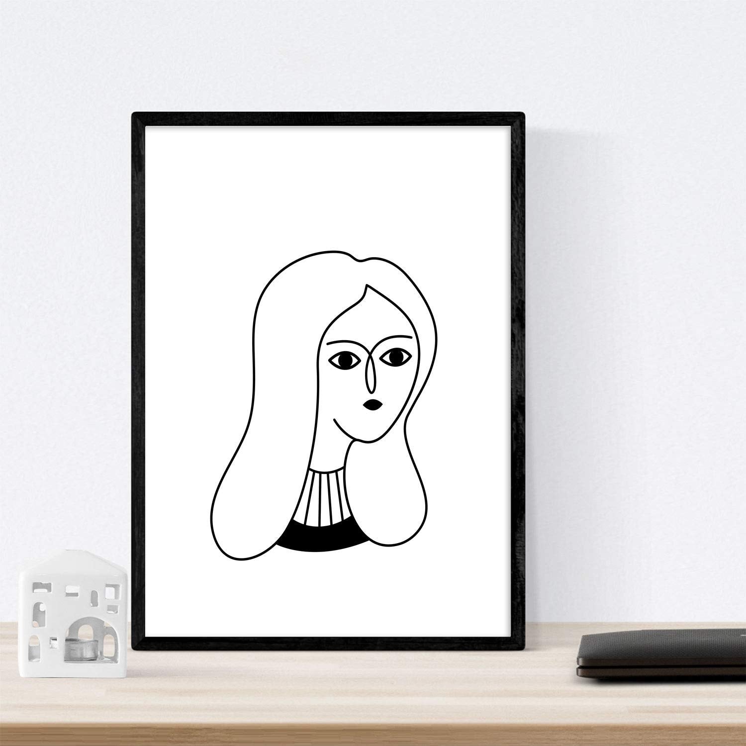Set de 4 láminas Cuatro Mujeres. Posters con Dibujos de Mujeres.-Artwork-Nacnic-Nacnic Estudio SL