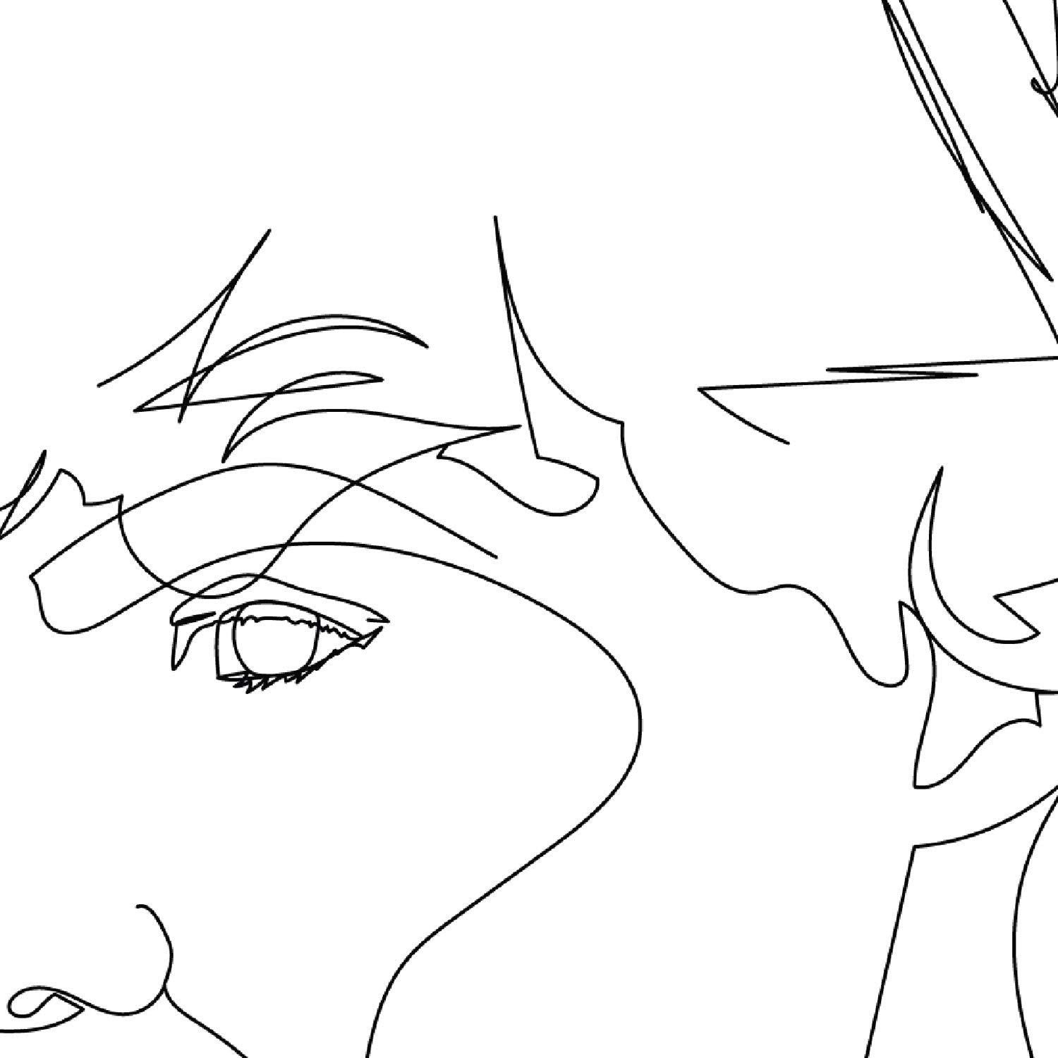 Set de 4 laminas de dibujos y bocetos a una linea. Rostros hombre 3. Poster nordico de rostros, desnudos, cuerpos al natural.-Artwork-Nacnic-Nacnic Estudio SL