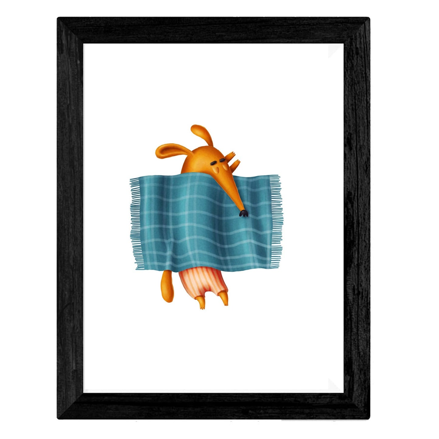 Set de 4 láminas de Perros Divertidos, en , Poster papel 250 gr.-Artwork-Nacnic-Nacnic Estudio SL