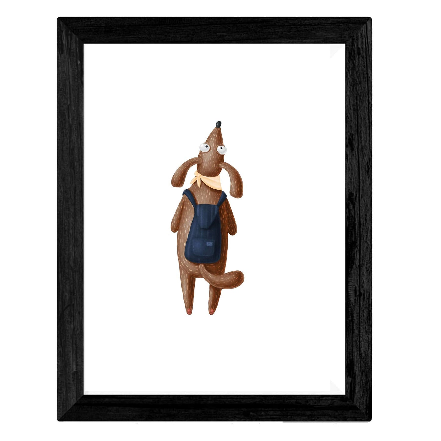 Set de 4 láminas de Perros Vestidos, en .-Artwork-Nacnic-Nacnic Estudio SL