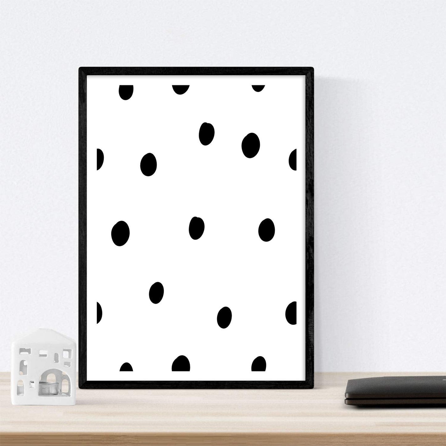 Set de 4 láminas "Gato y girafa". Posters de animales.-Artwork-Nacnic-Nacnic Estudio SL