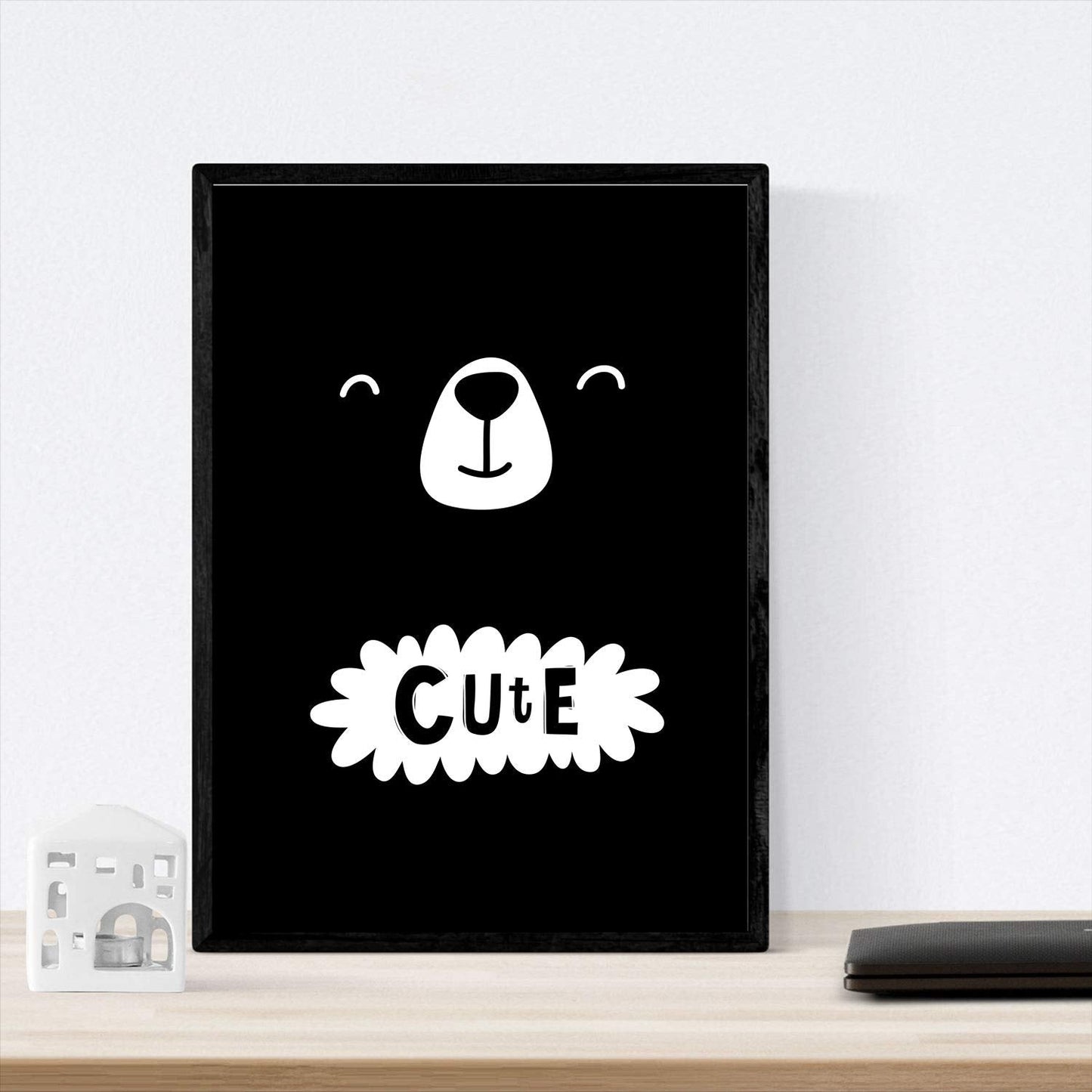 Set de 4 láminas "Oso, perezoso, buho y zorro". Posters de animales.-Artwork-Nacnic-Nacnic Estudio SL