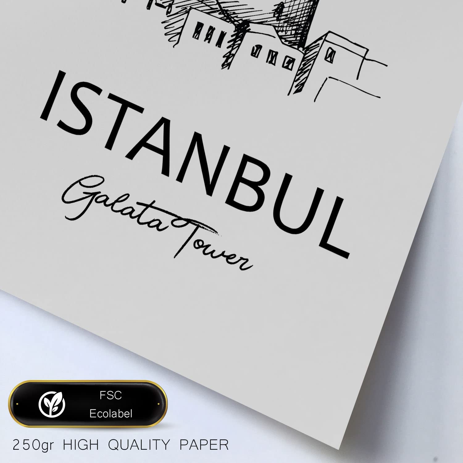 Set de 6 láminas de Oriente Medio. Pósters con ilustraciones en estilo nórdico de mapas y monumentos para tu hogar, negocio, oficina. Tamaños A4 y A3. .-Artwork-Nacnic-Nacnic Estudio SL