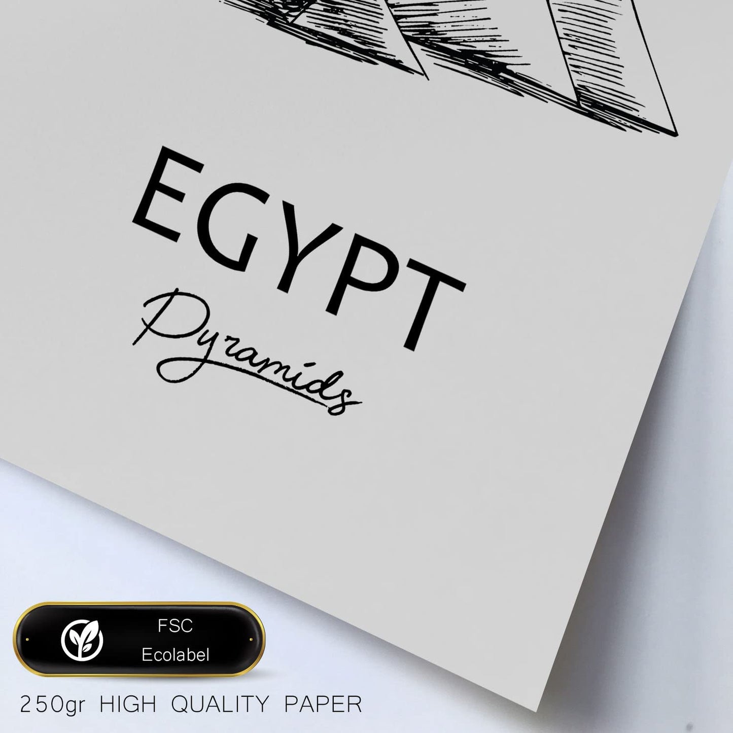 Set de 6 láminas de Sudáfrica. Pósters con ilustraciones en estilo nórdico de mapas y monumentos para tu hogar, negocio, oficina. Tamaños A4 y A3. .-Artwork-Nacnic-Nacnic Estudio SL
