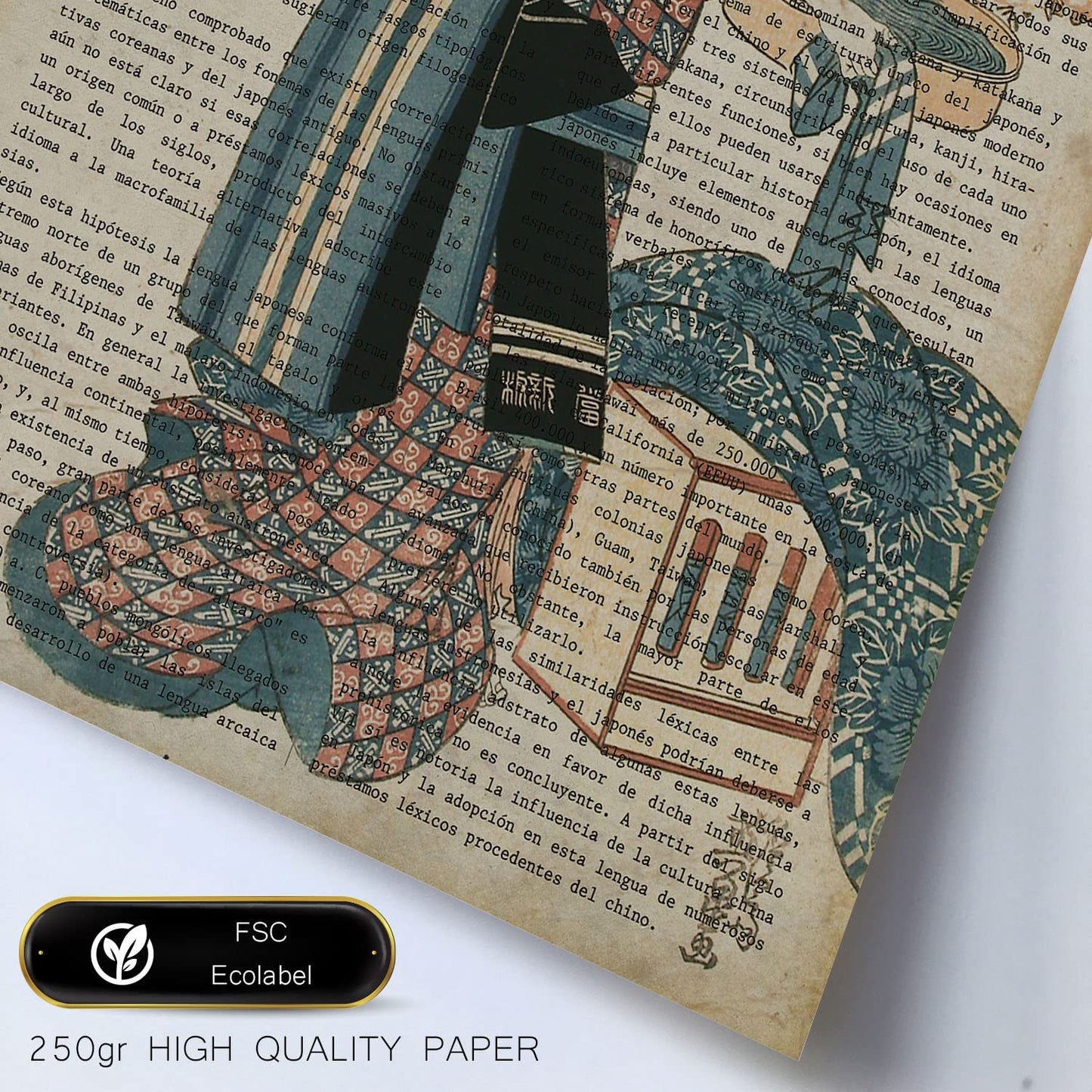Set de 6 posters de Japón. Colección de láminas con estética collage para la Tamaños A3 y A4. .-Artwork-Nacnic-Nacnic Estudio SL