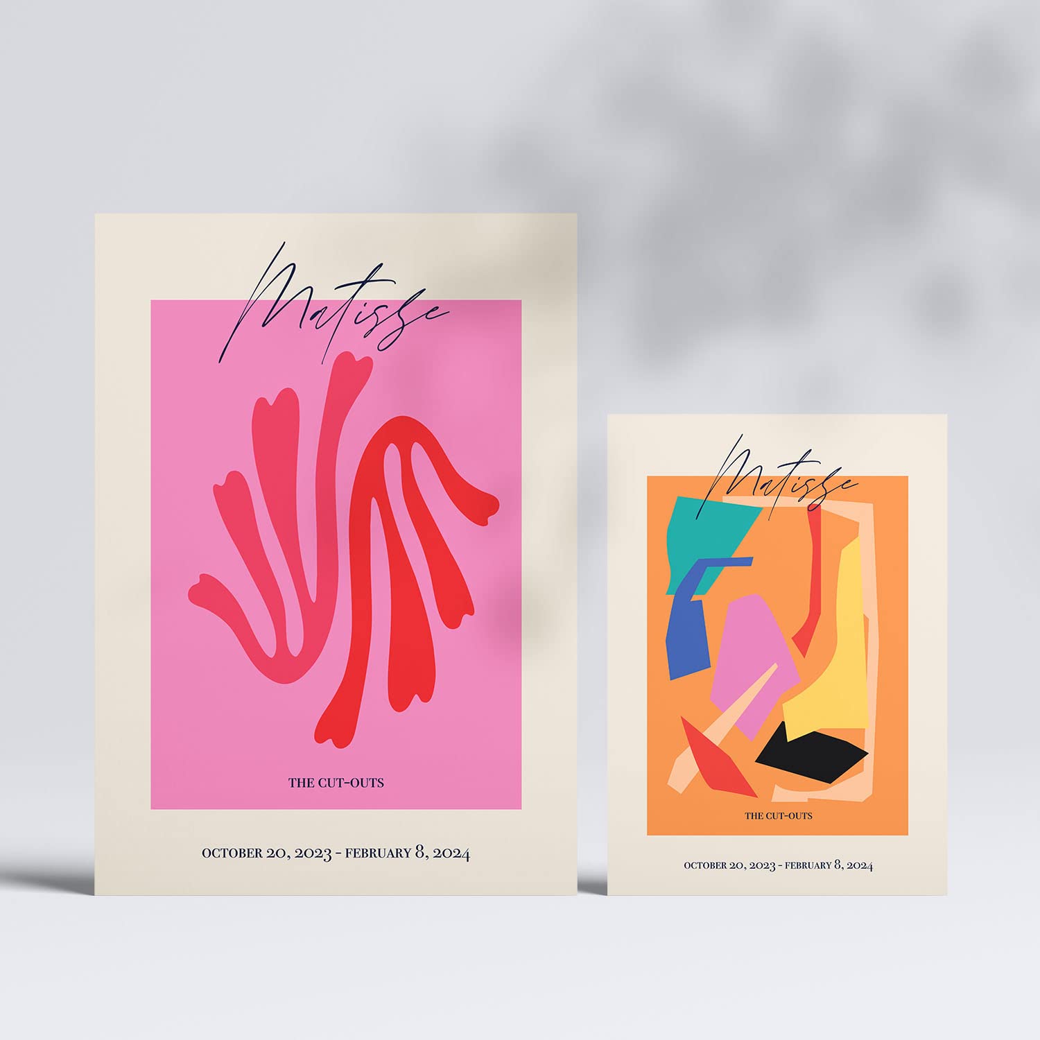 Set de 6 posters Matisse. Colección de láminas con estética collage para la Tamaños A3 y A4. .-Artwork-Nacnic-Nacnic Estudio SL