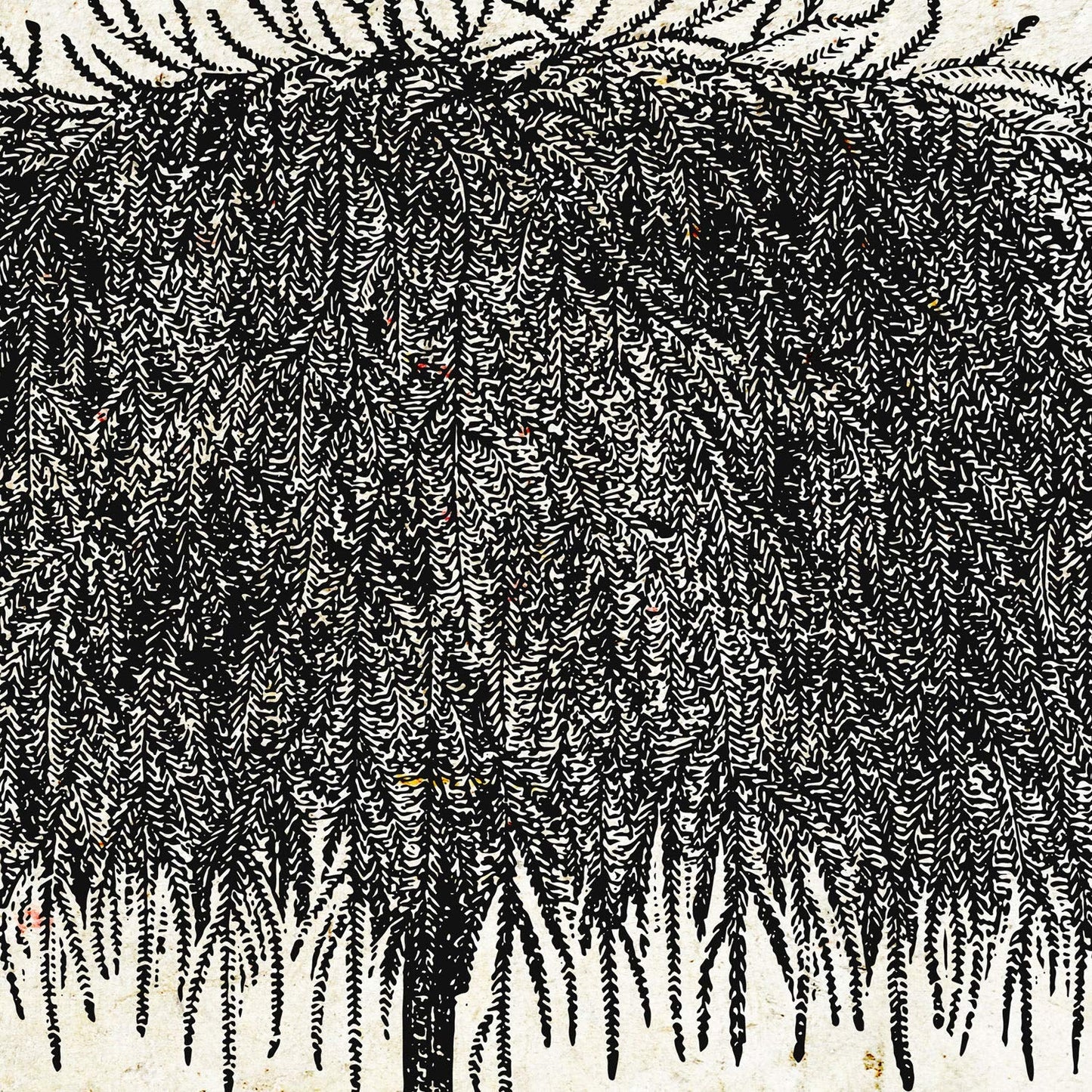 Set de cuatro láminas de arboles. Arboles diferentes en cm, fondo papel antiguo vintage.-Artwork-Nacnic-Nacnic Estudio SL