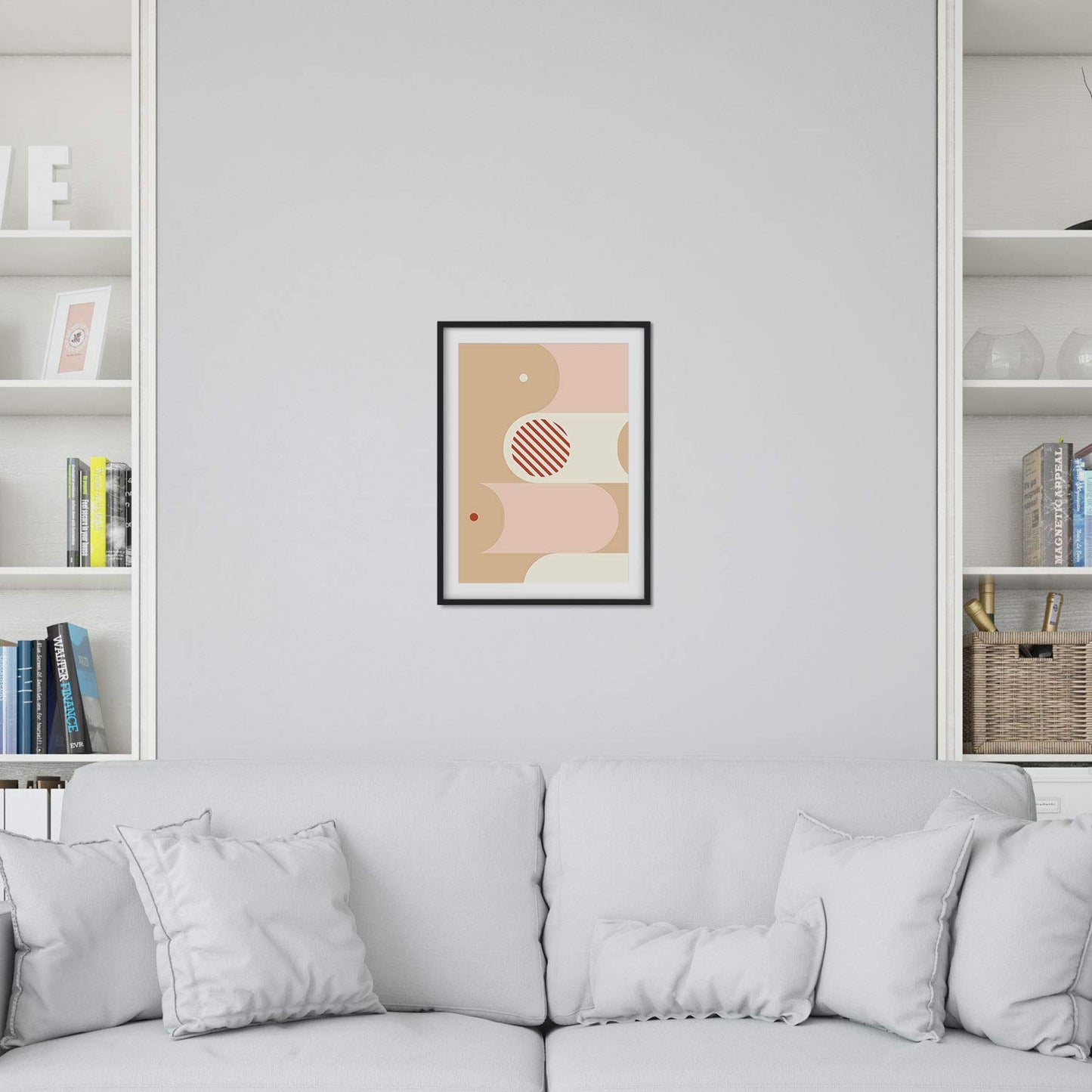Set de cuatro posters de constructivismo. Pack de láminas Arena del Sahara con diseños a color inspirados en el constructivismo abstracto.-Artwork-Nacnic-Nacnic Estudio SL