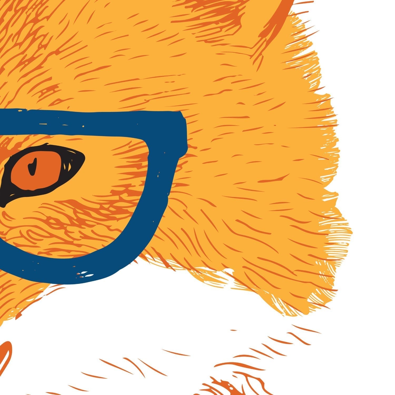 Set de dos láminas ANIMALES ILUSTRADOS. Pack de dos poster para enmarcar con ilustraciones de animales.-Artwork-Nacnic-Nacnic Estudio SL