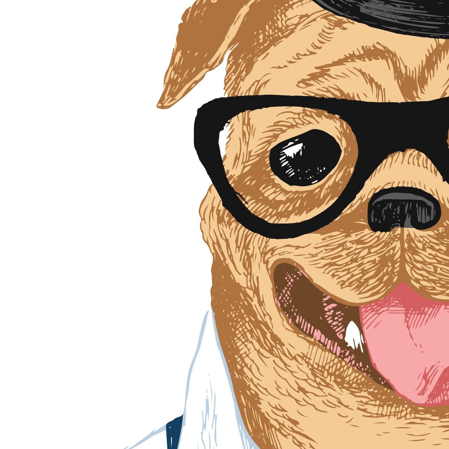 Set de dos láminas ANIMALES ILUSTRADOS. Pack de dos poster para enmarcar con ilustraciones de animales. Regalo para los amigos de los animales. Decoracion del hogar. Papel 250 gr.-Artwork-Nacnic-Nacnic Estudio SL