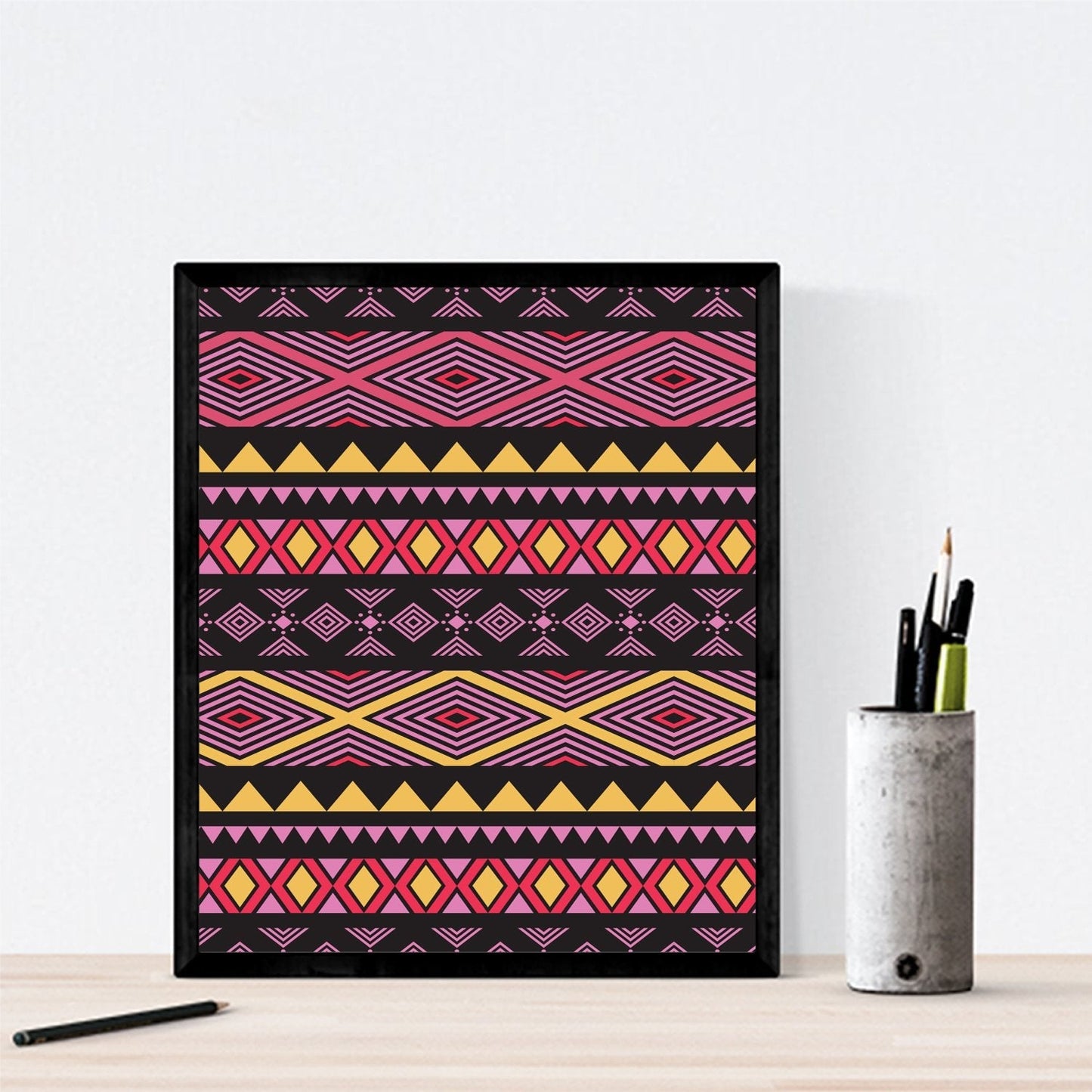 Set de dos láminas ESTAMPADAS para enmarcar. Dale un toque diferente a tu salón o habitación. Posters con imágenes de estampados.-Artwork-Nacnic-Nacnic Estudio SL