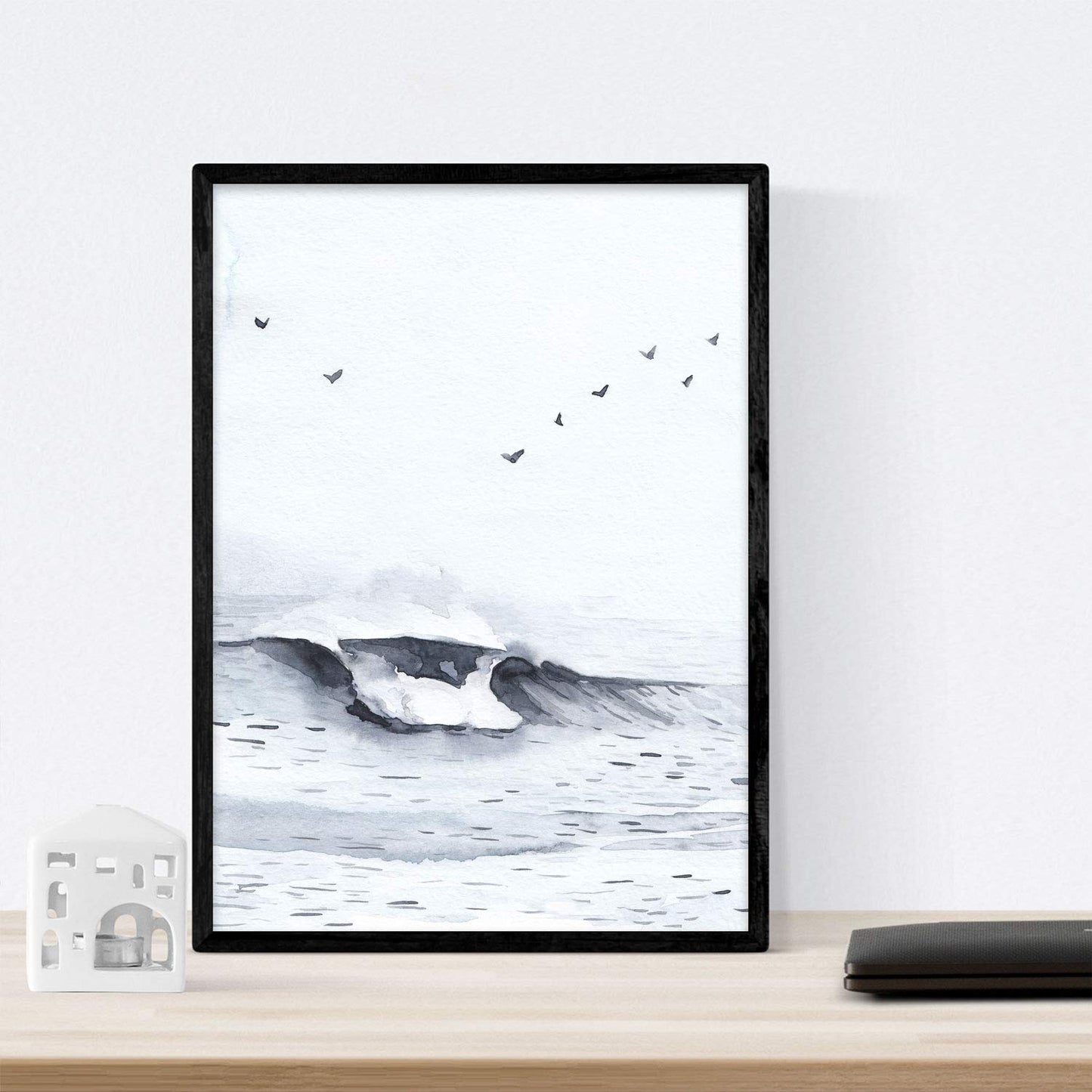 Set de dos láminas Mediterraneo. Láminas estilo nórdico para enmarcar-Artwork-Nacnic-Nacnic Estudio SL